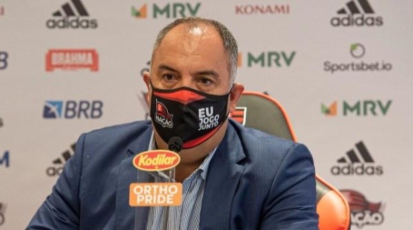 Marcos Braz não tem reforçado discurso de Renato Gaúcho de problemas que envolvem o dia a dia do Flamengo (Divulgação: Flamengo)