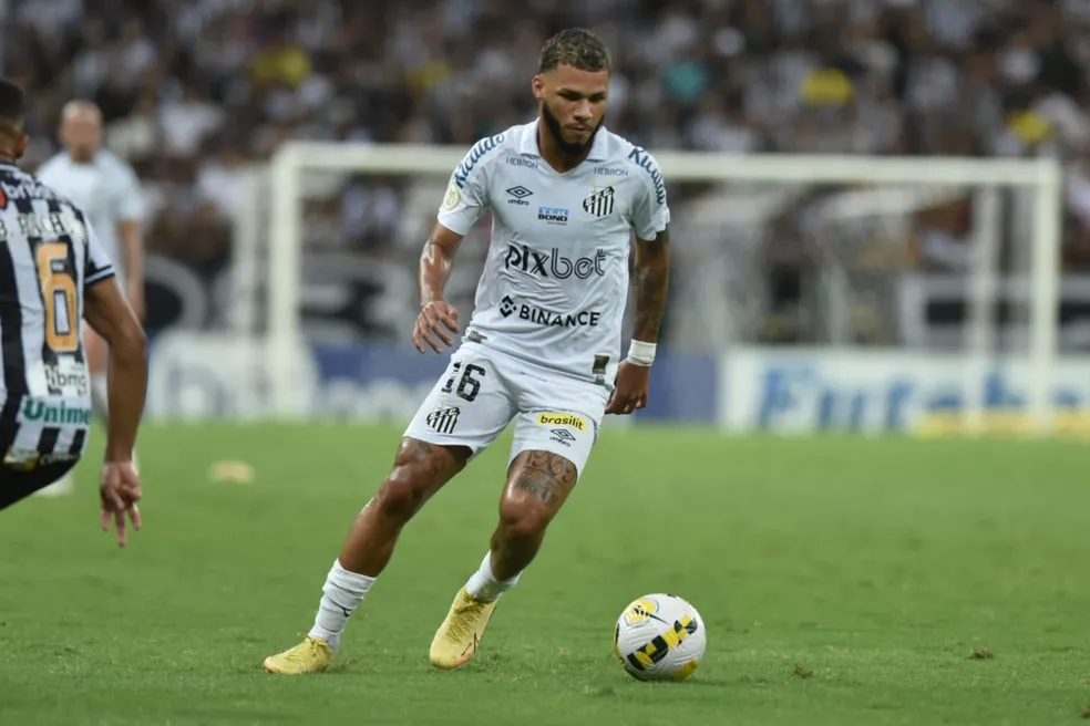 Foto: Ivan Storti/Santos FC – Nathan jogou 45 minutos contra o Ceará
