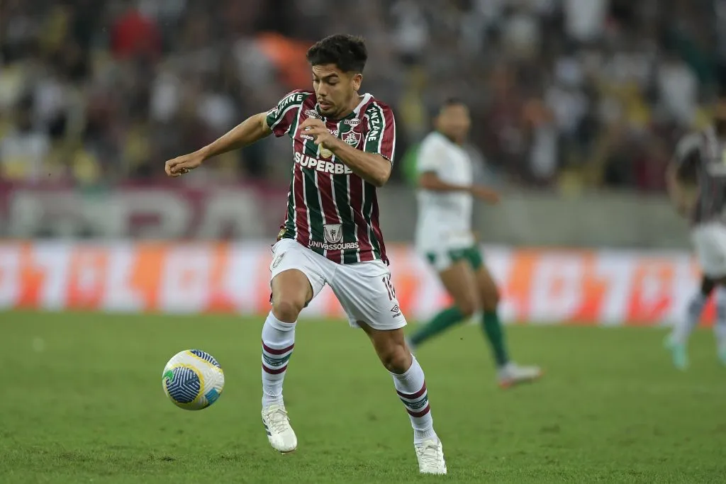RJ – RIO DE JANEIRO – 24/07/2024 – BRASILEIRO A 2024, FLUMINENSE X PALMEIRAS – Nonato jogador do Fluminense durante partida contra o Palmeiras no estadio Maracana pelo campeonato Brasileiro A 2024. Foto: Thiago Ribeiro/AGIF