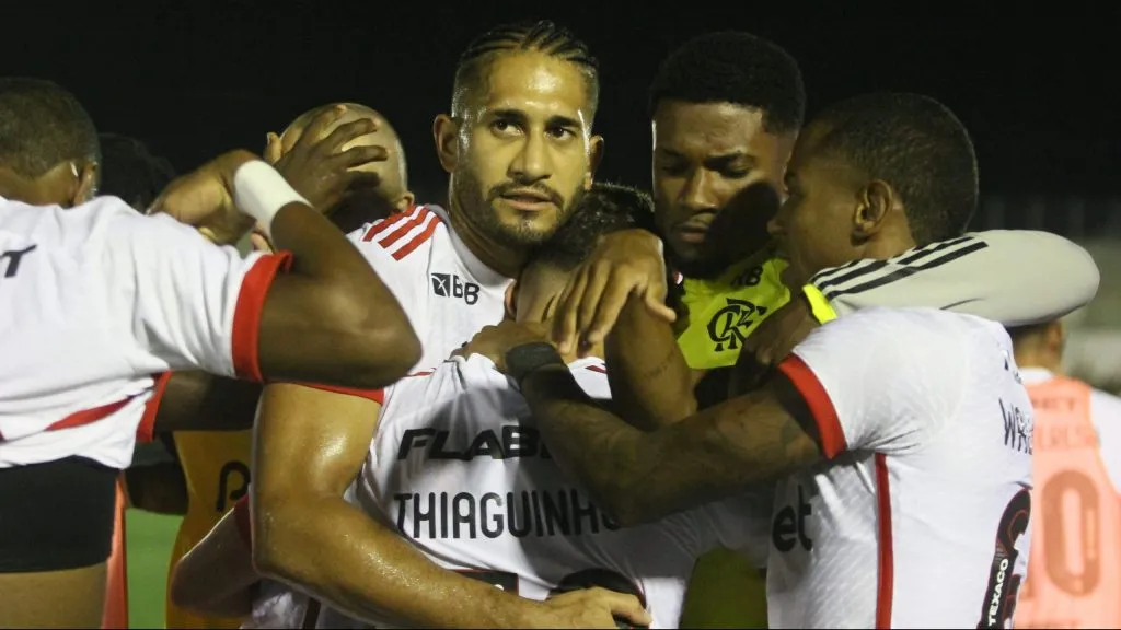 Elenco do Flamengo pelo Campeonato Carioca. Paulo Sergio Souza Xavier/AGIF