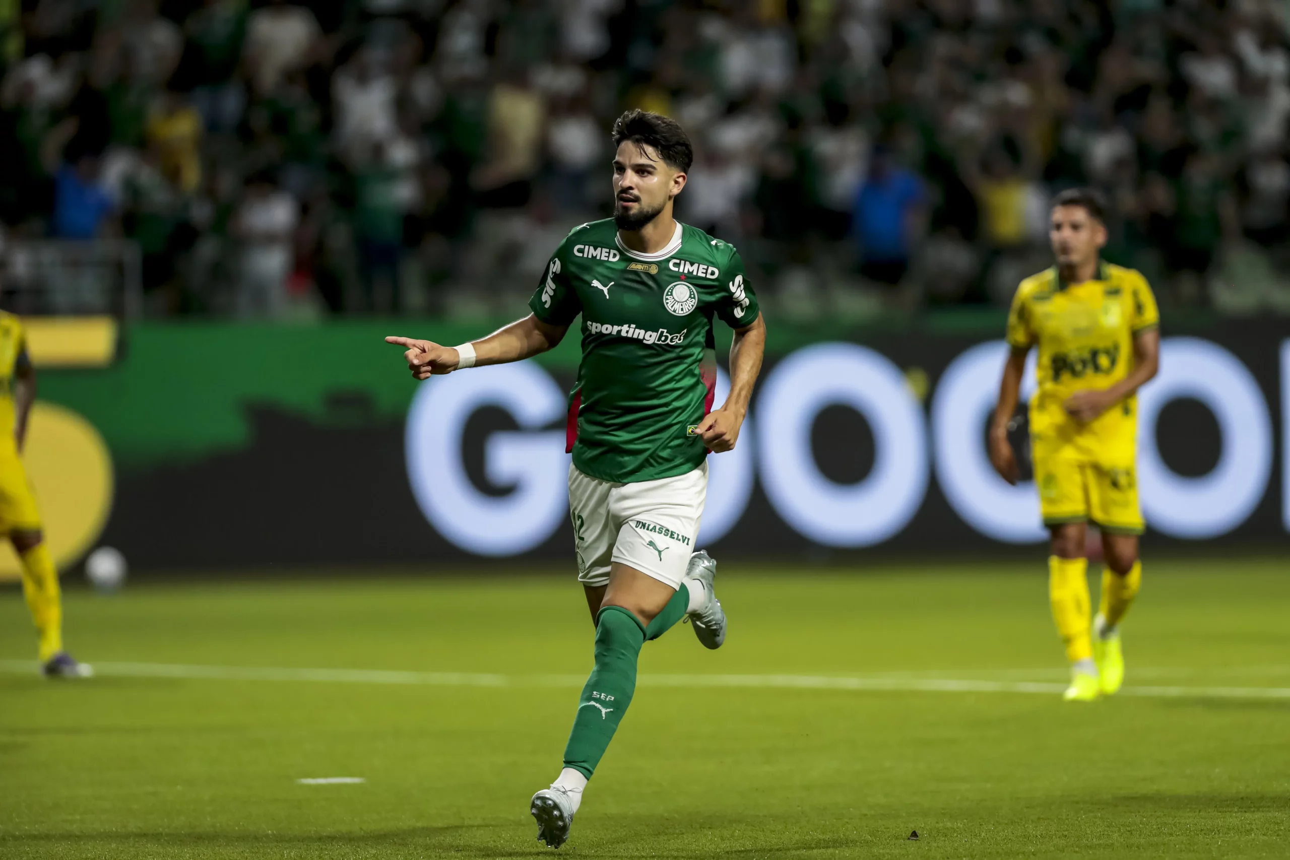 Palmeiras venceu o Mirassol com gol de Flaco López. Foto: Marco Miatelo/AGIF