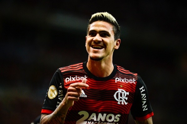 Pedro: destaque dos últimos jogos do Flamengo – Foto: Marcelo Cortes / Flamengo