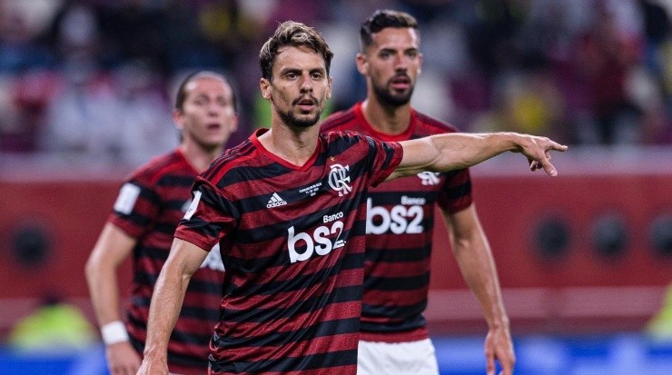 Rodrigo Caio em ação pelo Flamengo. Foto: Alexandre Vidal/ Flamengo