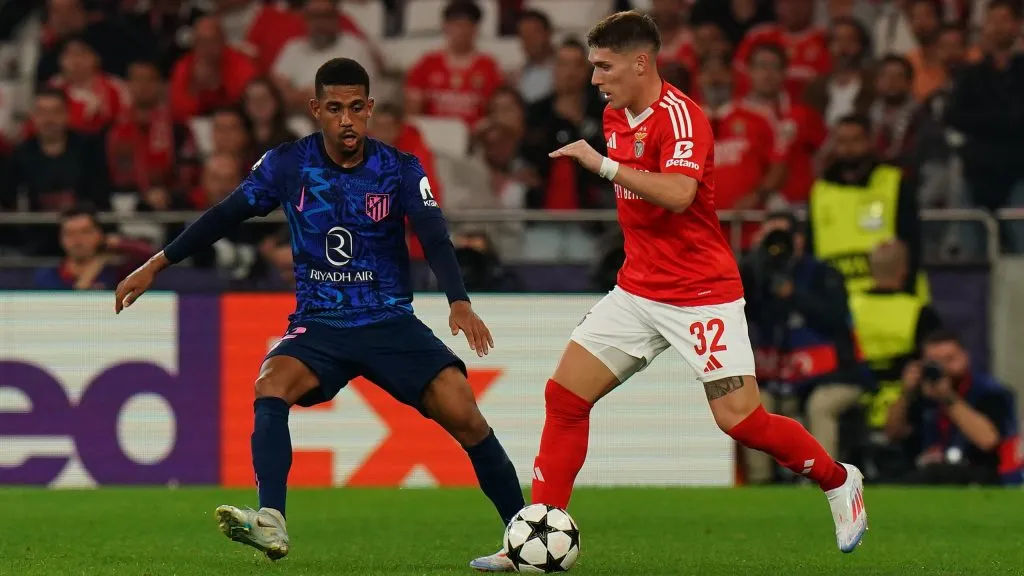 Rollheiser em partida pelo Benfica