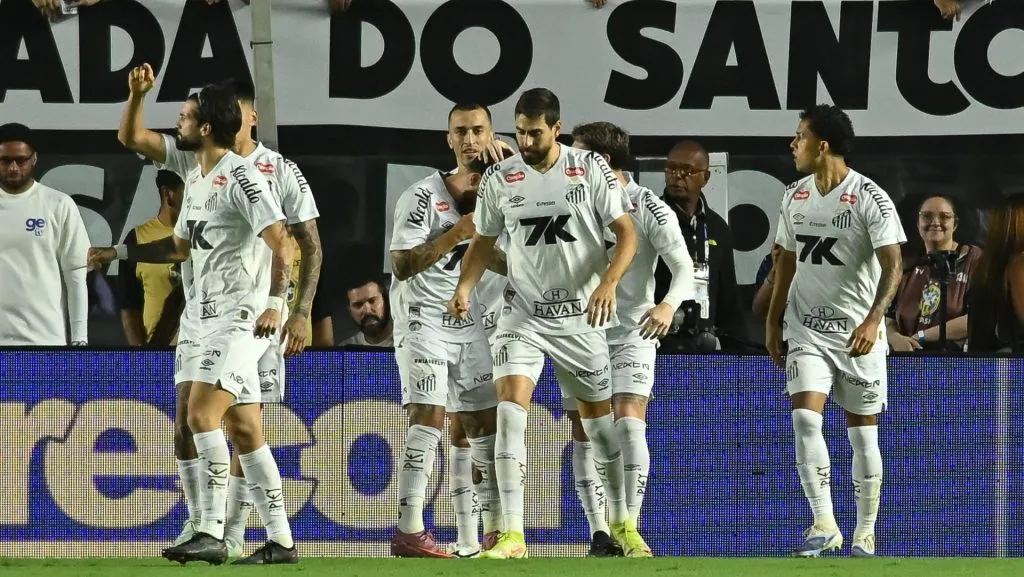Jogadores do Santos