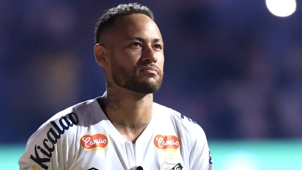 Neymar, jogador do Santos
