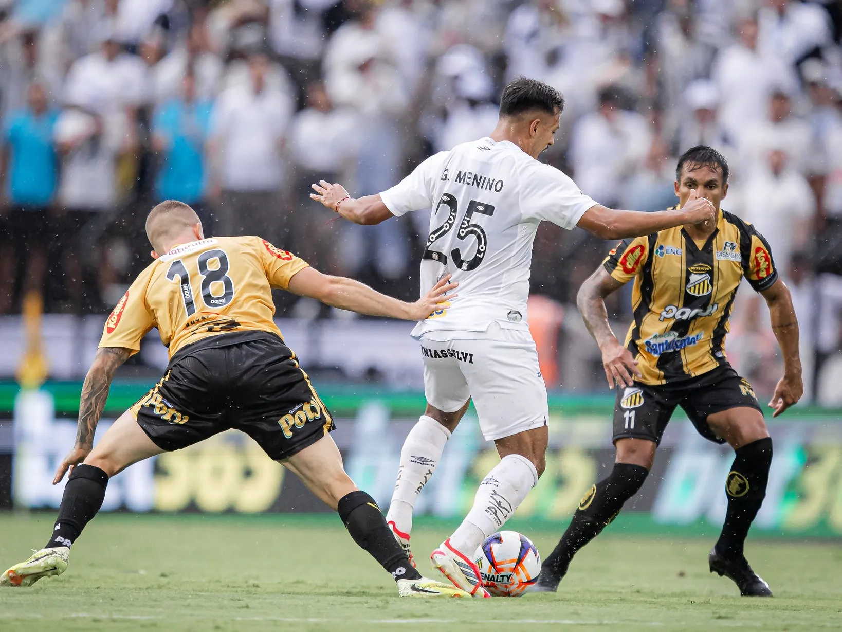 Santos perdeu para o Novorizontino e foi eliminado do Paulistão. Foto: Raul Baretta/Santos FC