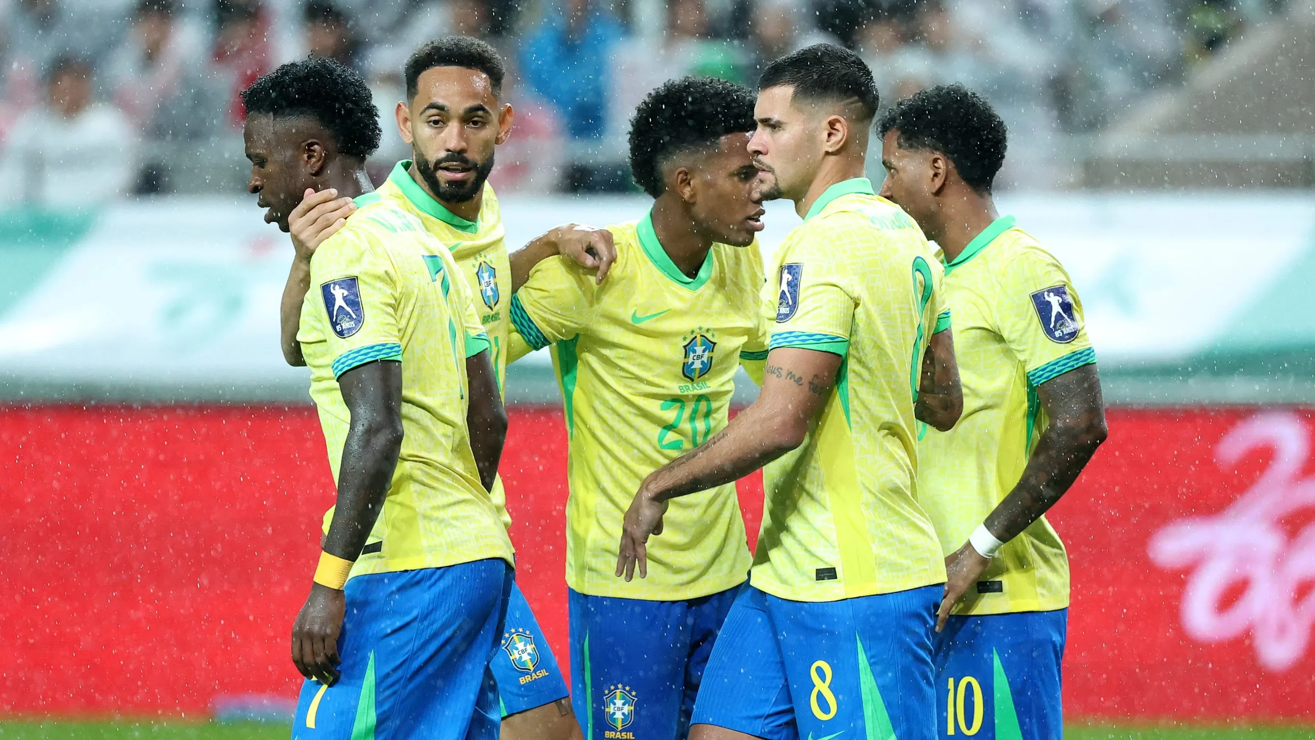 Seleção contra a Coreia do Sul. (Photo by Chung Sung-Jun/Getty Images)