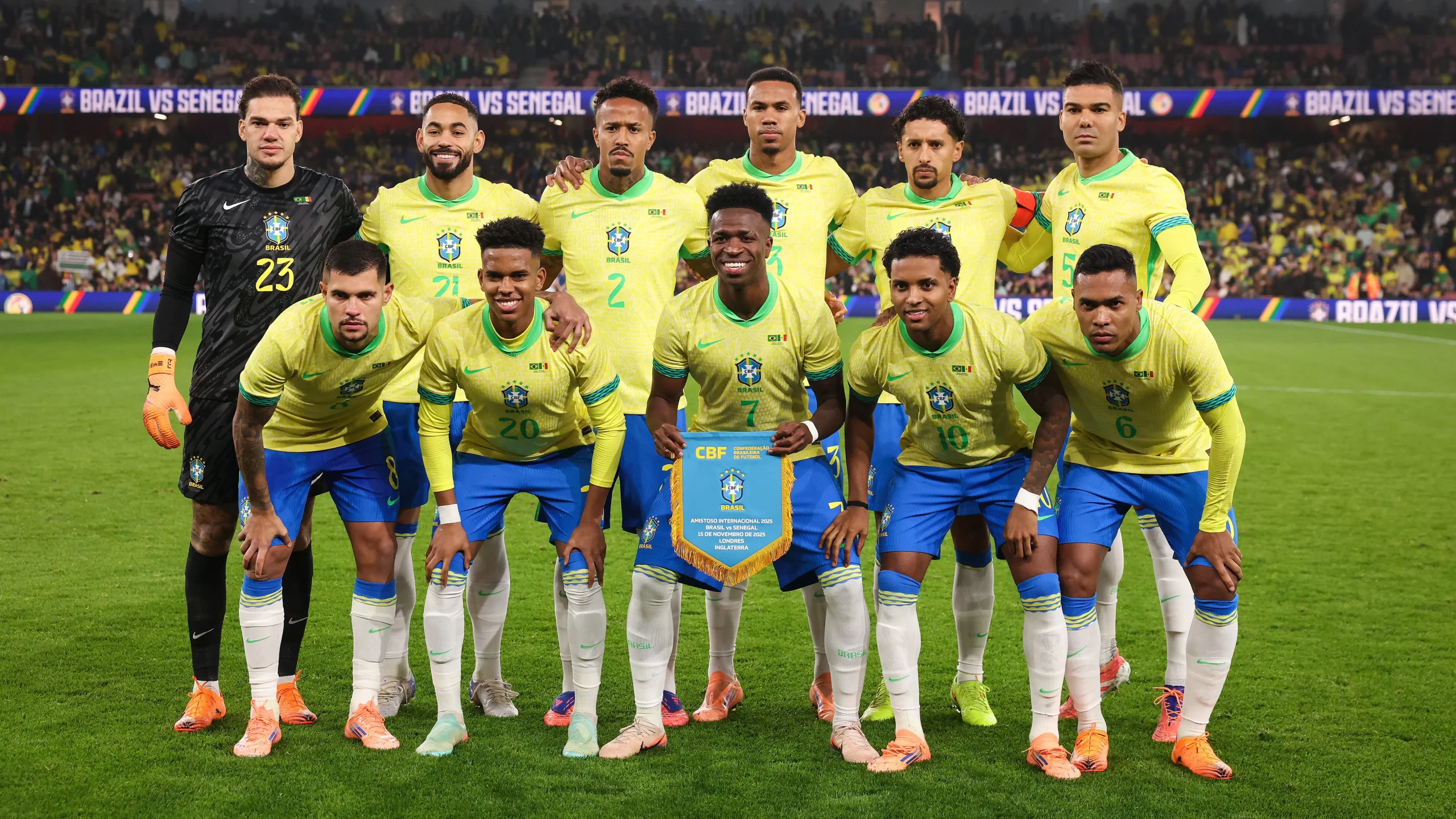 O Brasil venceu o Senegal por 2 a 0. (Photo by Ryan Pierse/Getty Images)