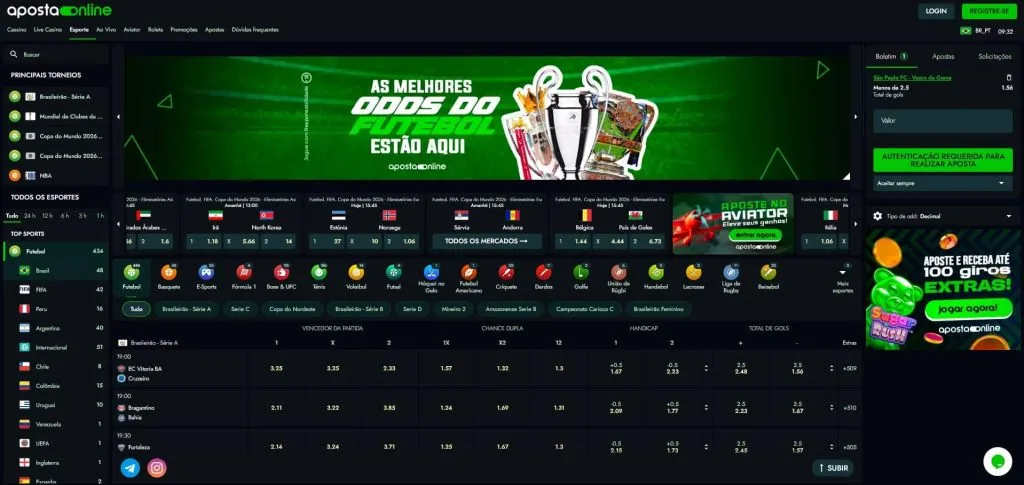 site ApostaOnline