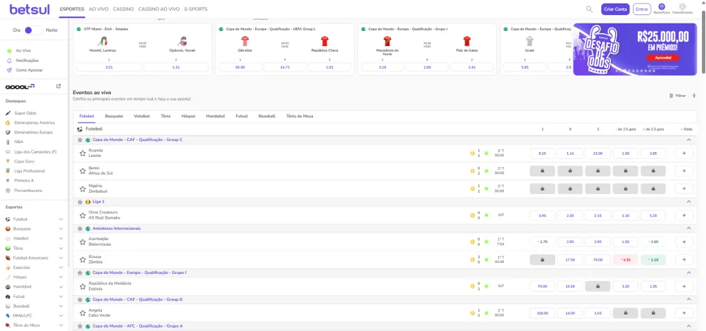 site Betsul Brasil