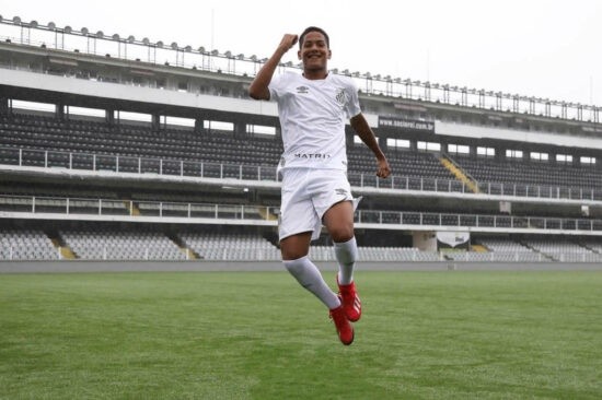 IVAN STORTI/SANTOS FC/ Ângelo Gabriel. 