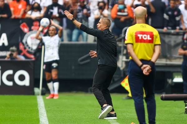 Marcello Zambrana/AGIF – Técnico do Timão fez questão de ressaltar o bom trabalho da equipe no campeonato