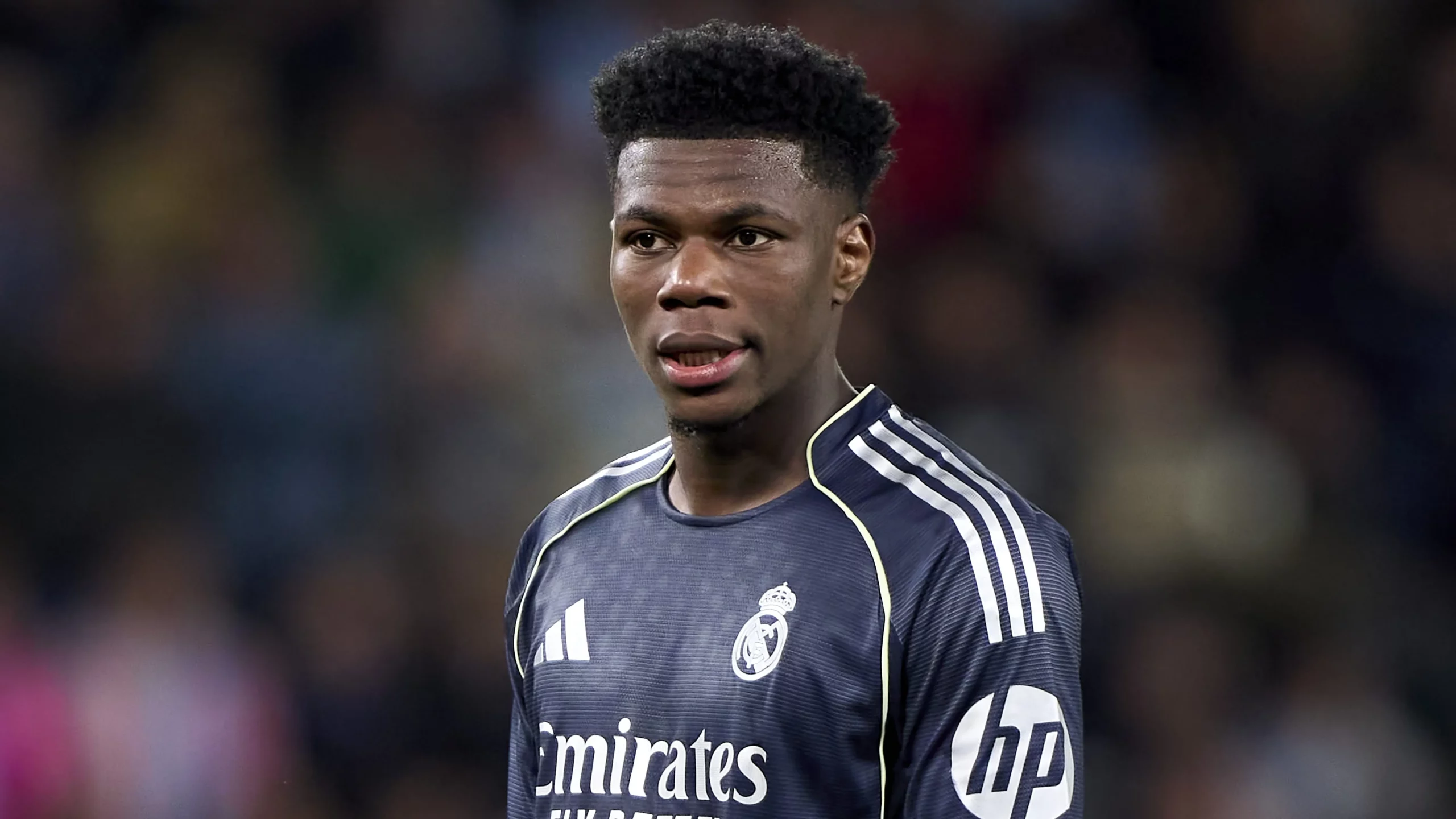 Tchouaméni, jogado do Real Madrid. (Photo by Jose Manuel Alvarez Rey/Getty Images)
