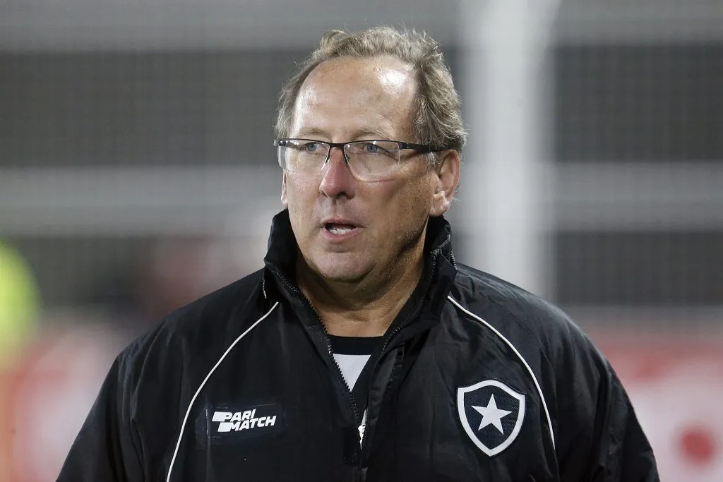 Textor protagonizou confusão após vitória do Palmeiras e insinuou corrupção na CBF – Foto: Vitor Silva/Botafogo