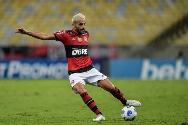 Thiago Ribeiro/AGIF – Thiago Maia em ação pelo Flamengo