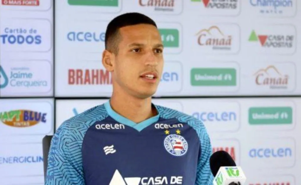 Foto: Reprodução/Bahia EC – Gabriel Xavier, zagueiro do Bahia