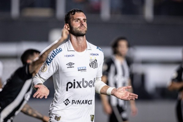 Agif/Raul Baretta – Léo Baptistão pode estar de saída do Santos