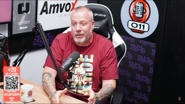 Foto: 011 Podcast/YouTube – Paulo Serdan relativizou o acontecido