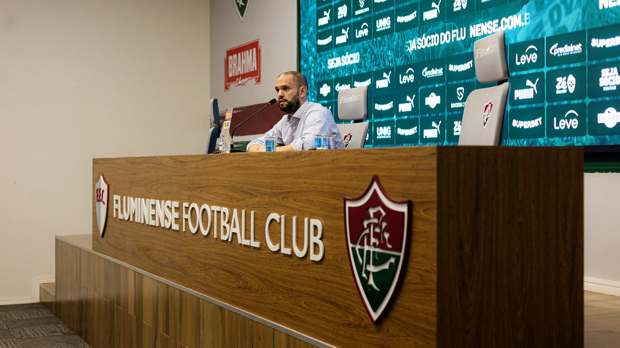 Matheus Montenegro criticou presidente do Palmeiras. FOTOS: MARINA GARCIA / FLUMINENSE F.C.