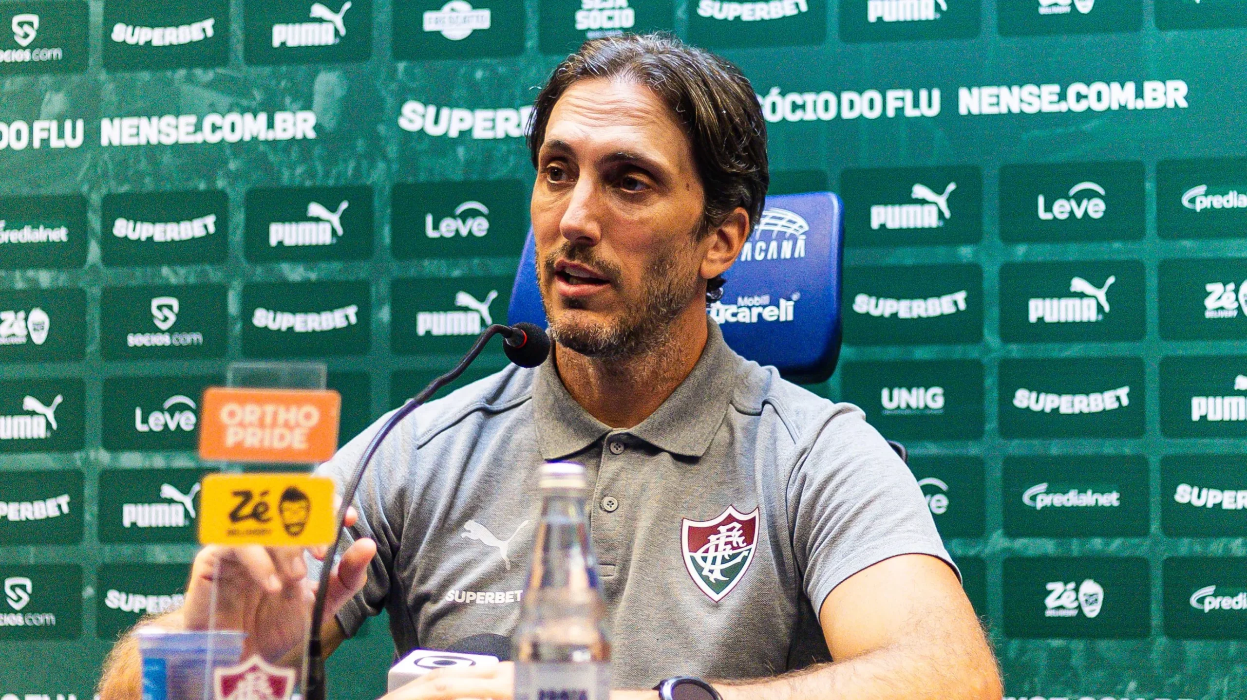 Zubeldía estreia na Libertadores pelo Fluminense – Foto: MARINA GARCIA / FLUMINENSE F.C