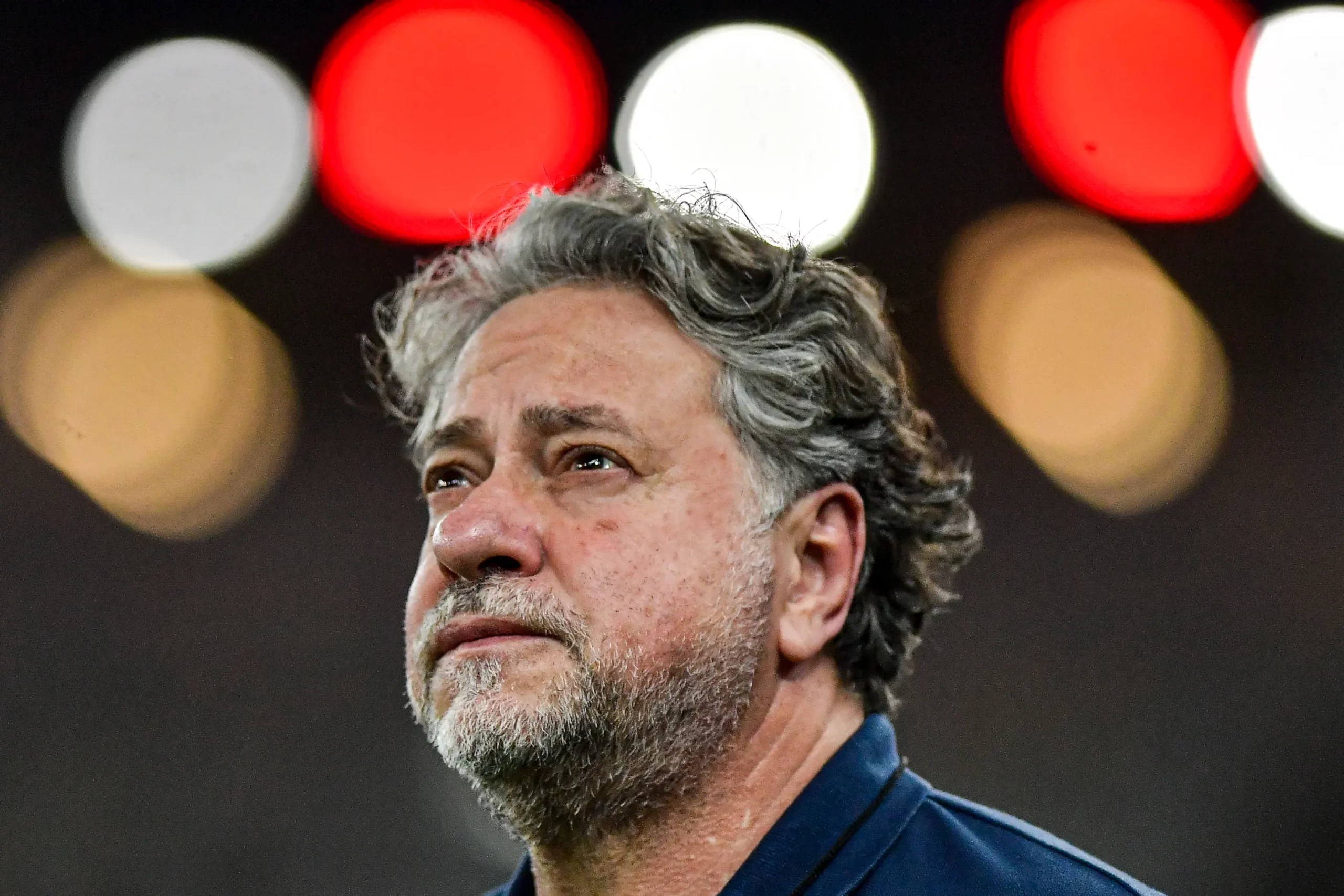 Julio Casares presidente do Sao Paulo antes da partida contra o Flamengo no estadio Maracana pelo campeonato Brasileiro A 2024.  Foto: Thiago Ribeiro/AGIF