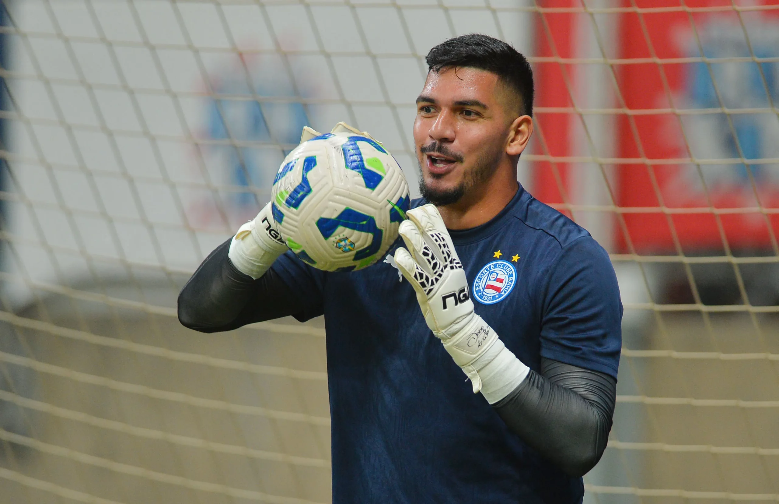 Goleiro disputou apenas 7 jogos pelo Bahia em 2026, o último deles em meados de março – Foto: Walmir Cirne/AGIF