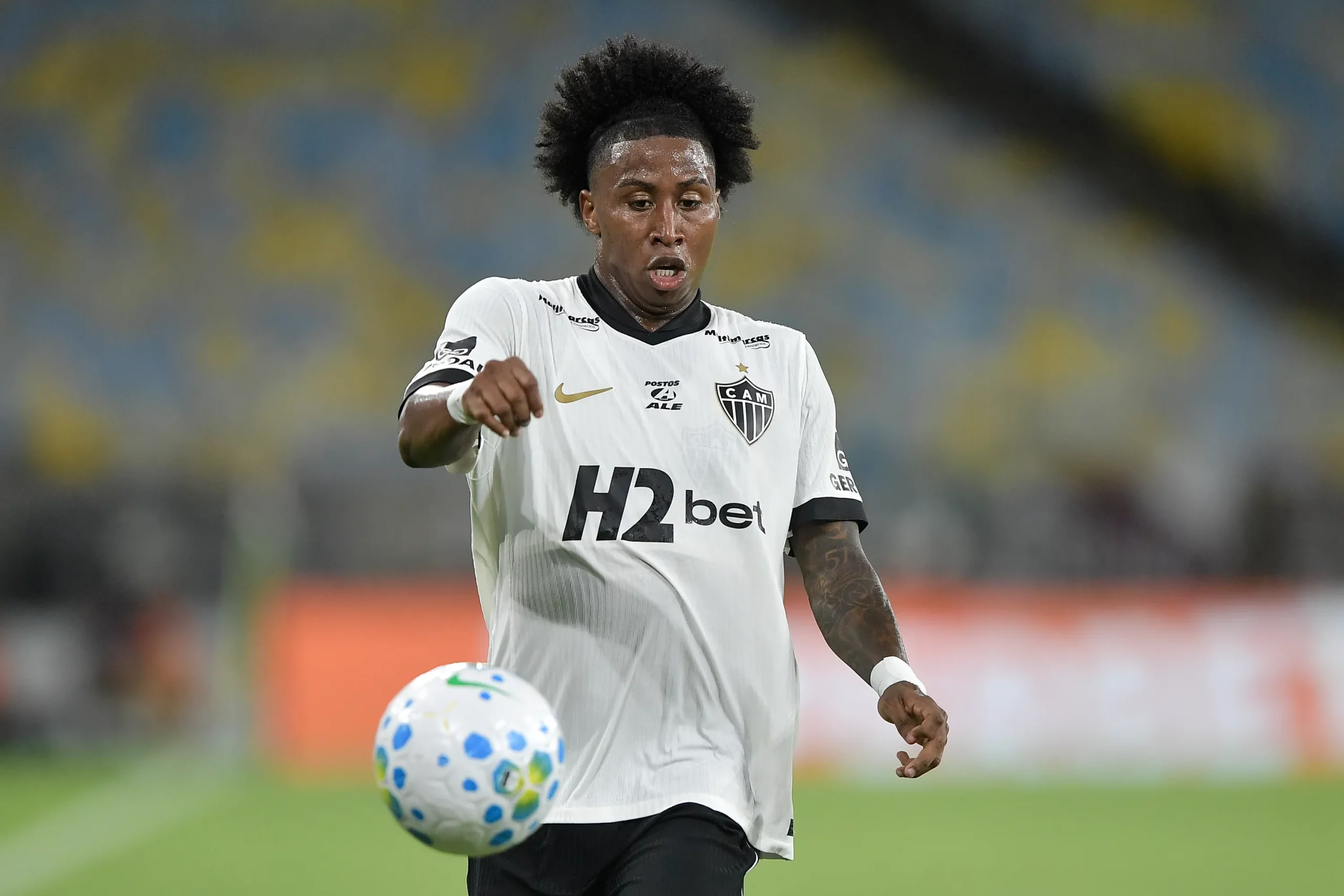 RJ – RIO DE JANEIRO – 21/03/2026 – BRASILEIRO A 2026, FLUMINENSE X ATLETICO-MG – Preciado jogador do Atletico-MG durante partida contra o Fluminense no estadio Maracana pelo campeonato Brasileiro A 2026. Foto: Thiago Ribeiro/AGIF