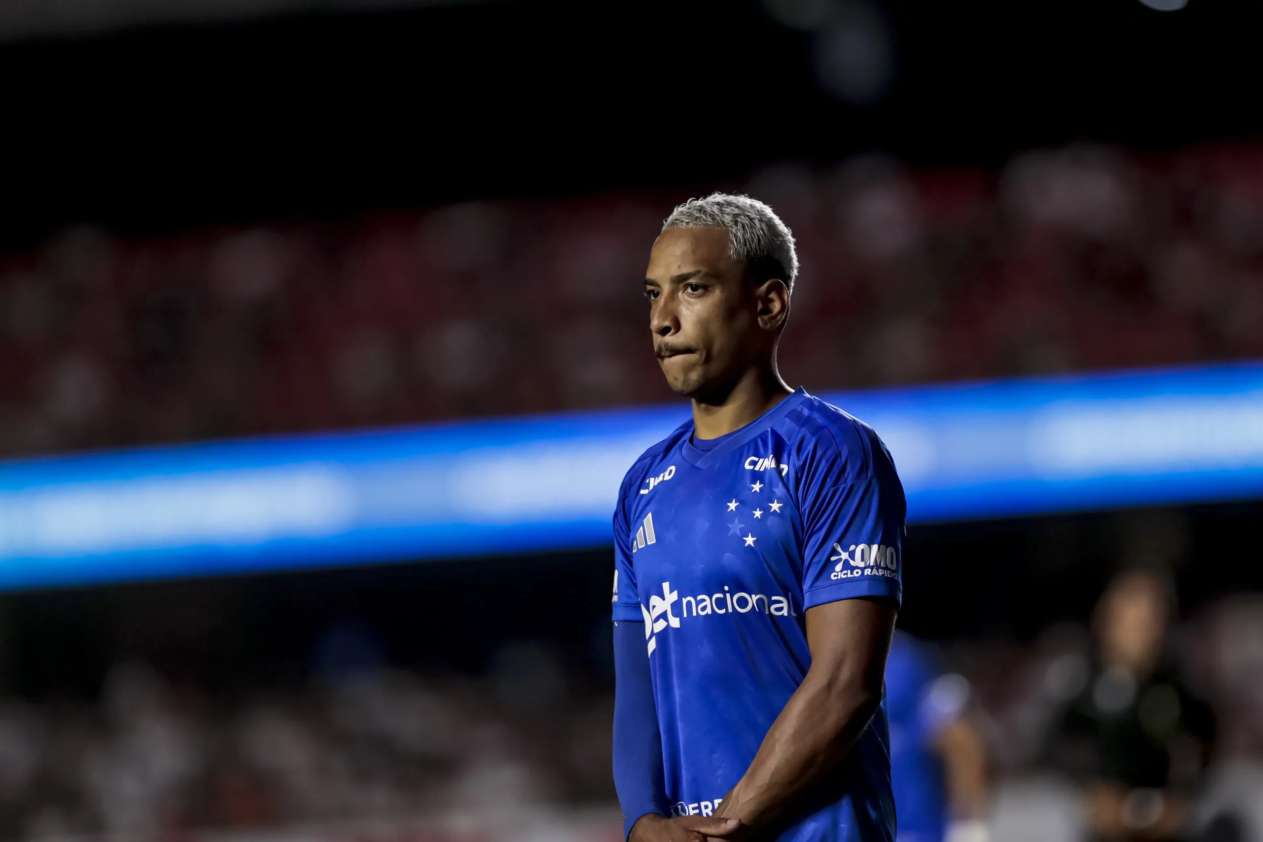 Matheus Pereira durante partida diante do SPFC. Foto: Marco Miatelo/AGIF