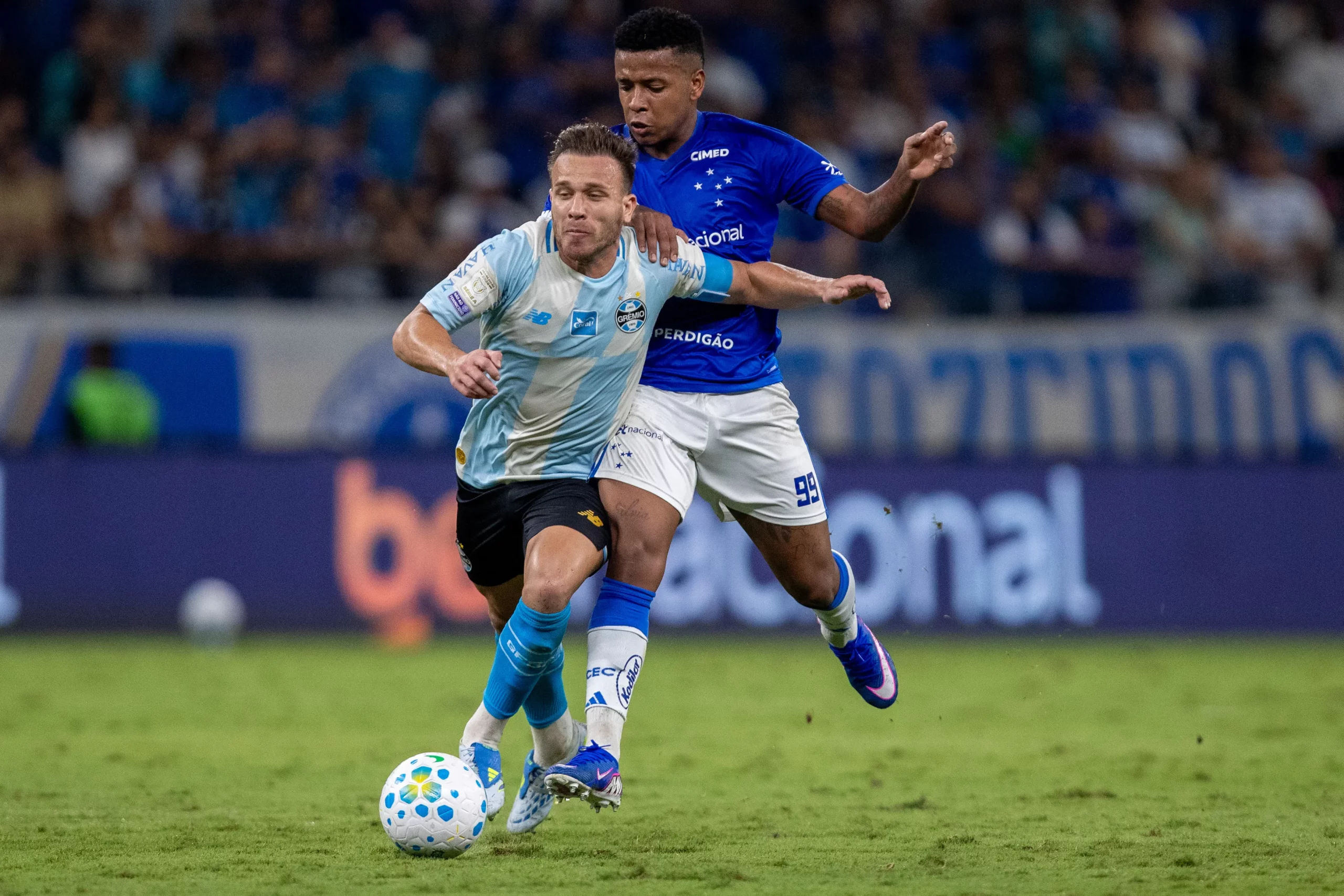 Cruzeiro venceu o Grêmio na rodada passada. Foto: Fernando Moreno/AGIF
