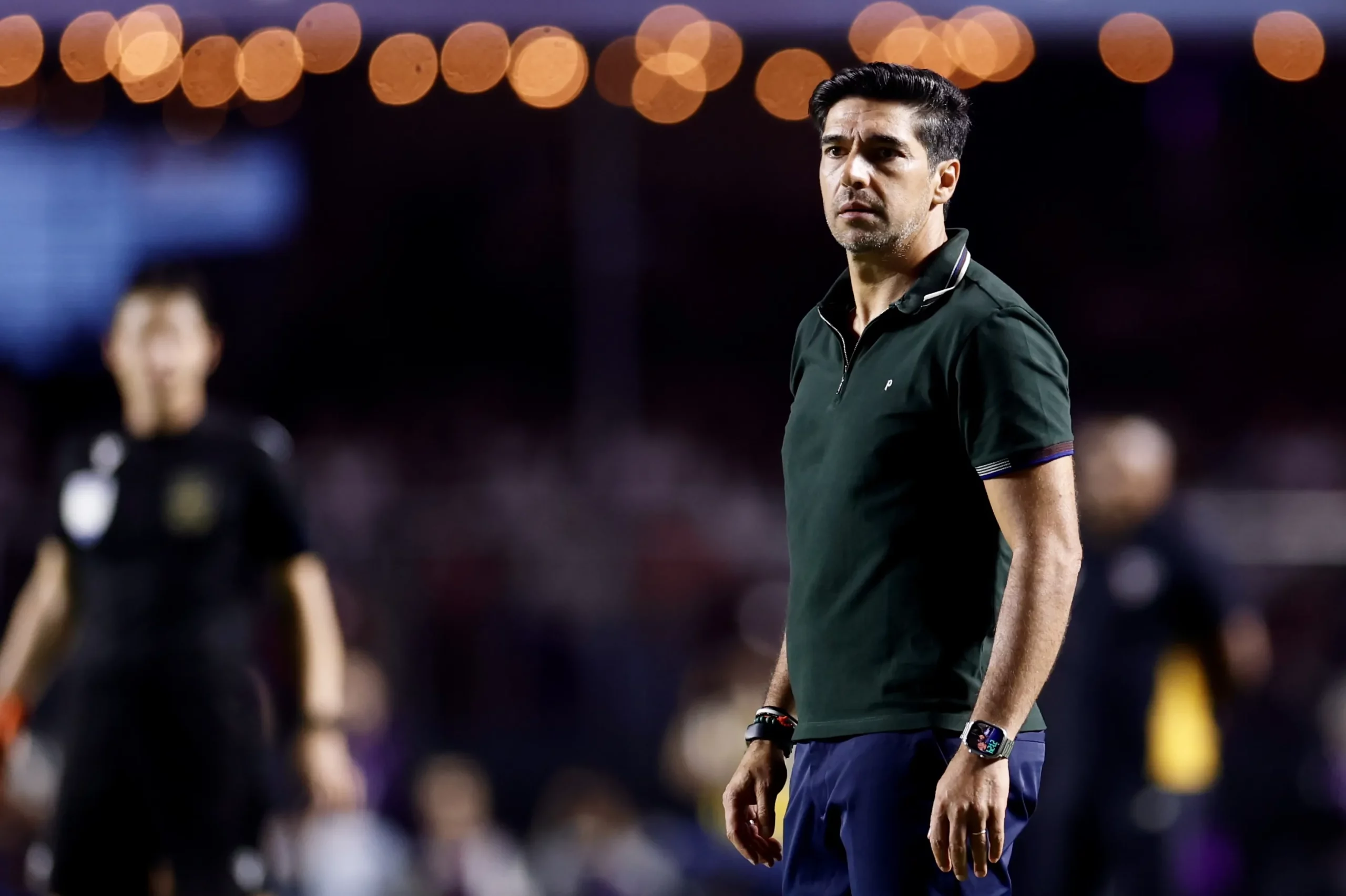 Abel durante o jogo com o São Paulo. Foto: Marcello Zambrana/AGIF