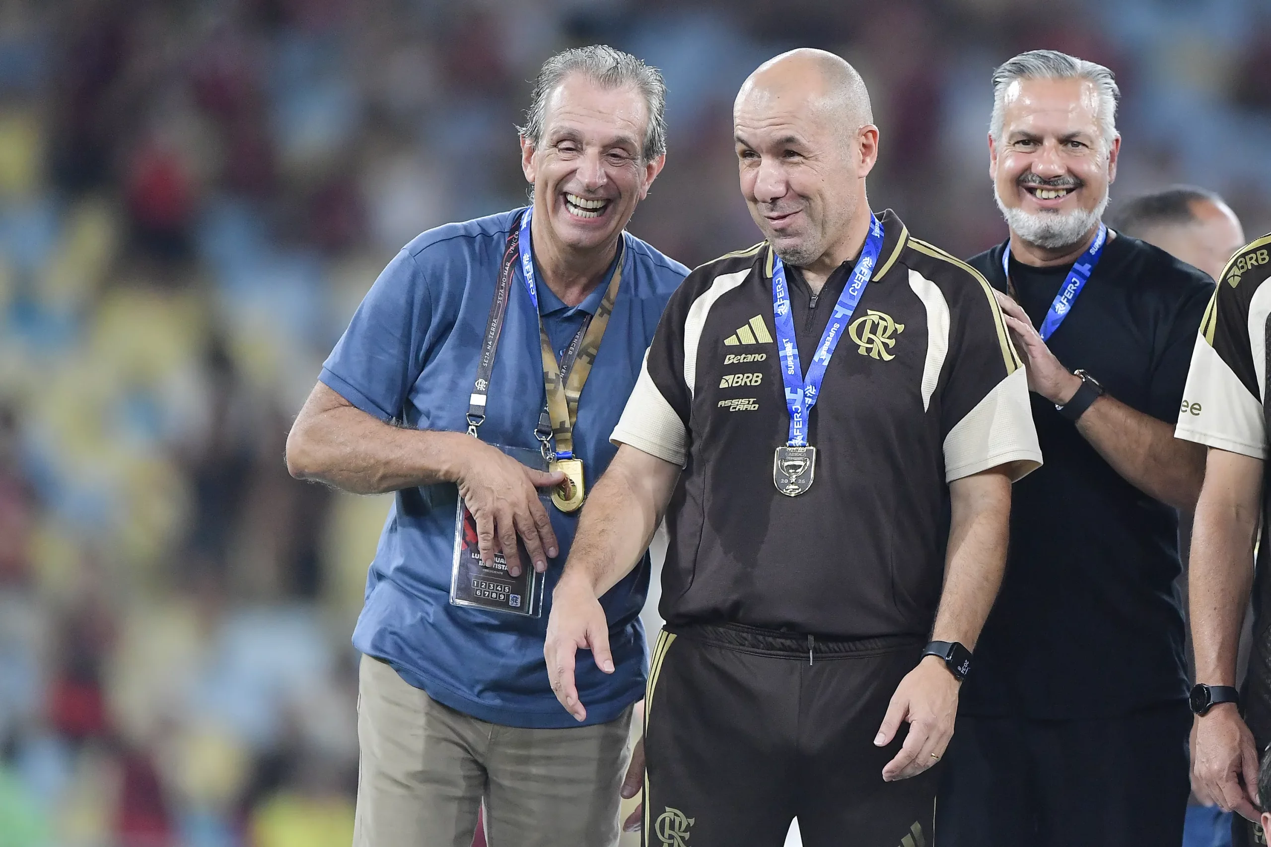 Diretoria fica de olho no elenco flamenguista. Foto: Thiago Ribeiro/AGIF