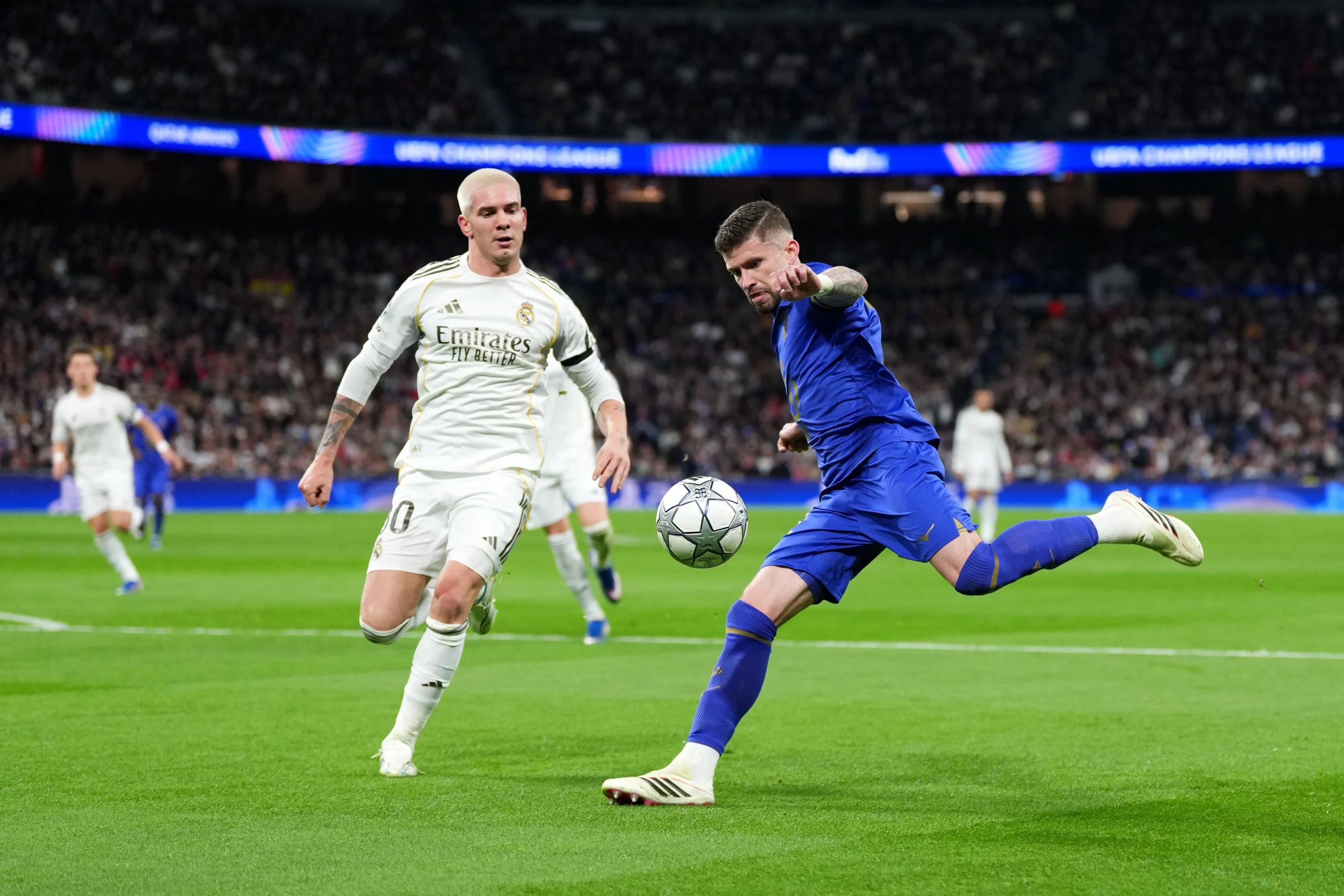 Caio Henrique em jogo diante do Real Madrid. Photo by Aitor Alcalde/Getty Images