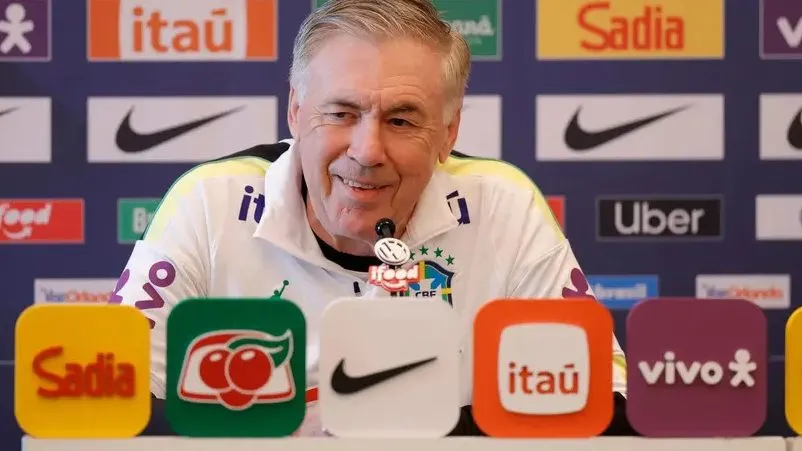 Ancelotti - Foto: Rafael Ribeiro/CBF.