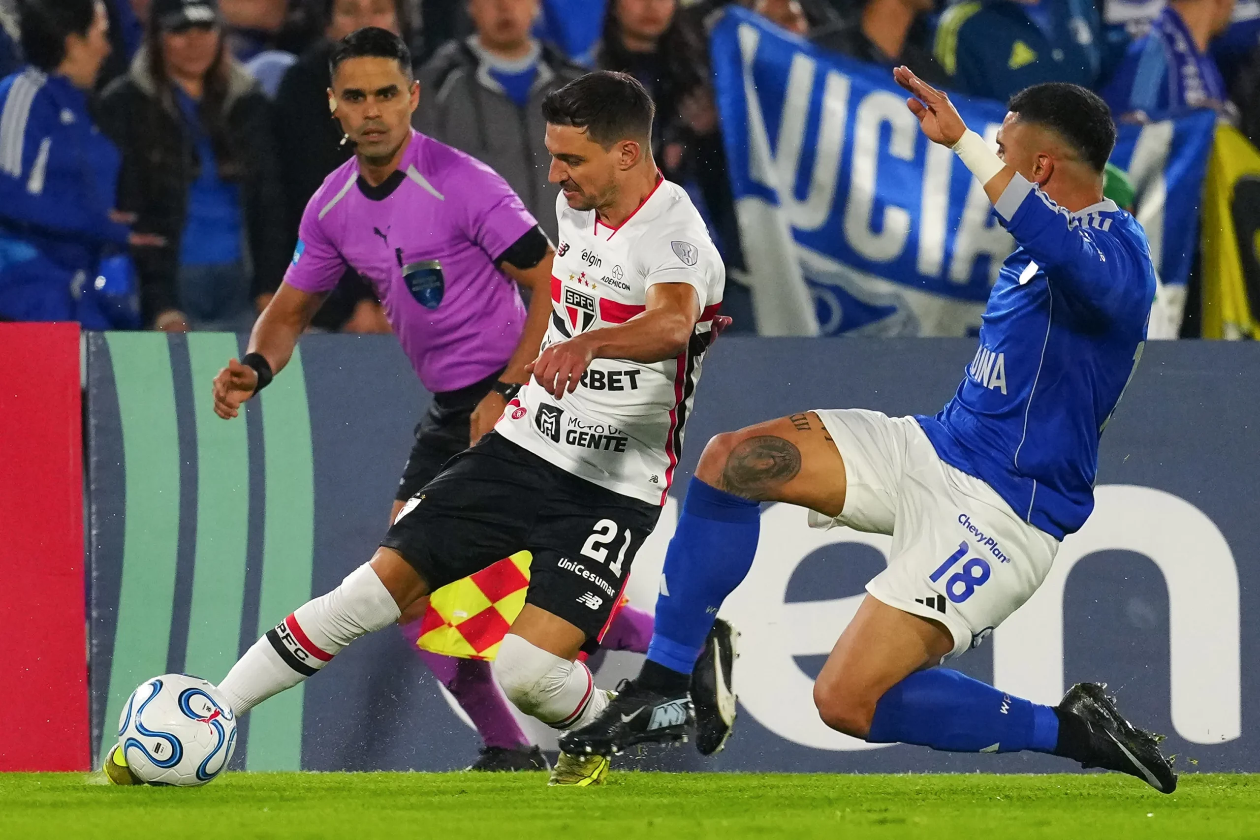 Millonarios x São Paulo - Foto: Andres Rot/Getty Images.
