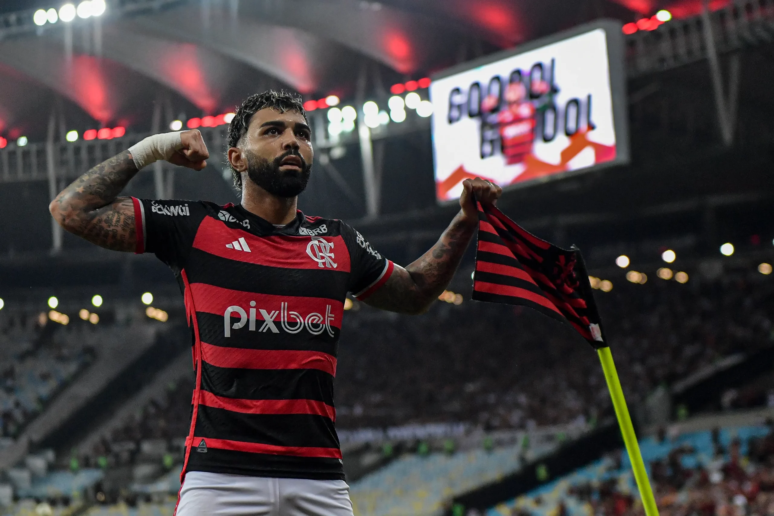 Gabigol já atuou pelo Flamengo. Foto: Thiago Ribeiro/AGIF