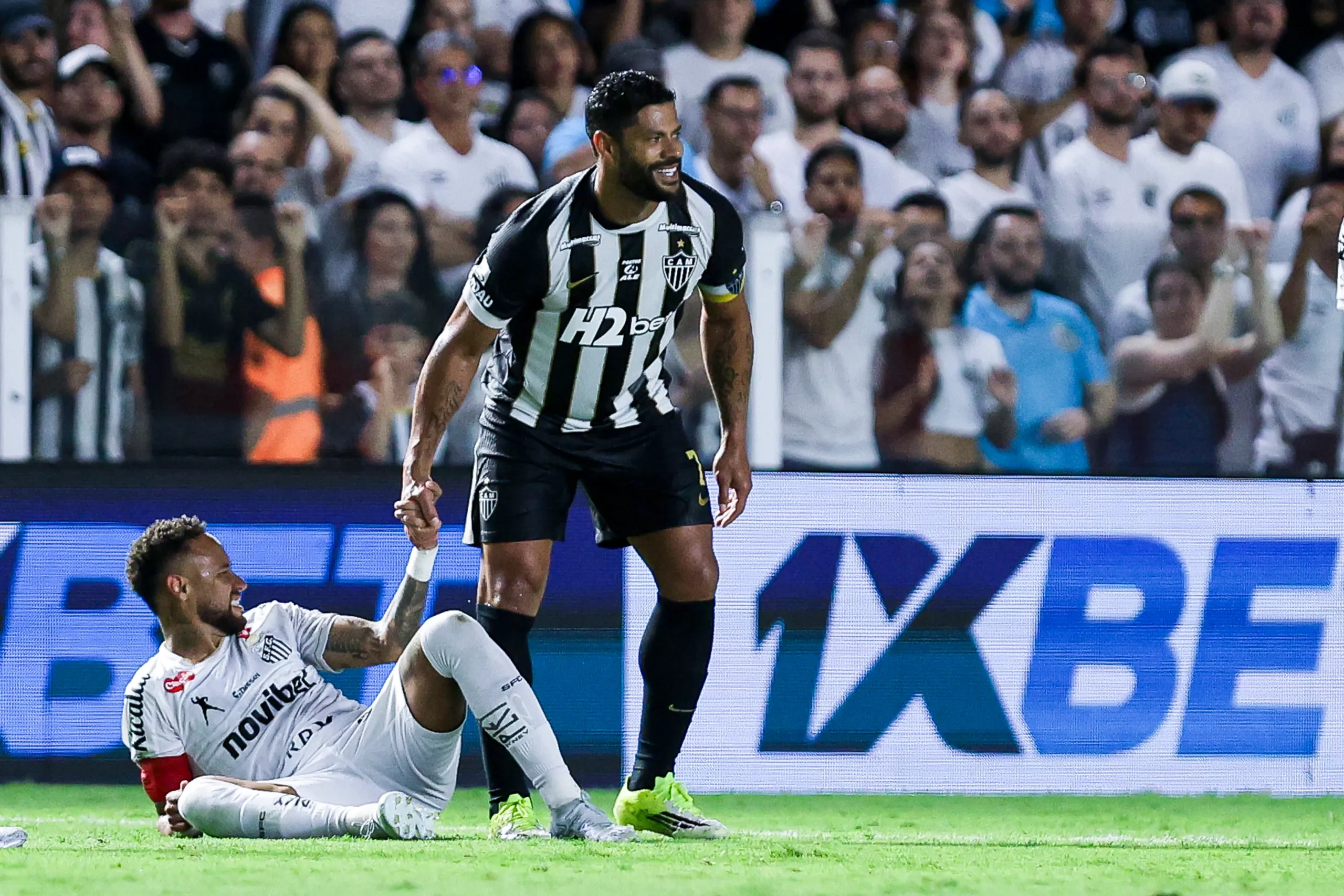 Peixe derrotou o Galo por 1 a 0. Foto: Ricardo Moreira/Getty Images