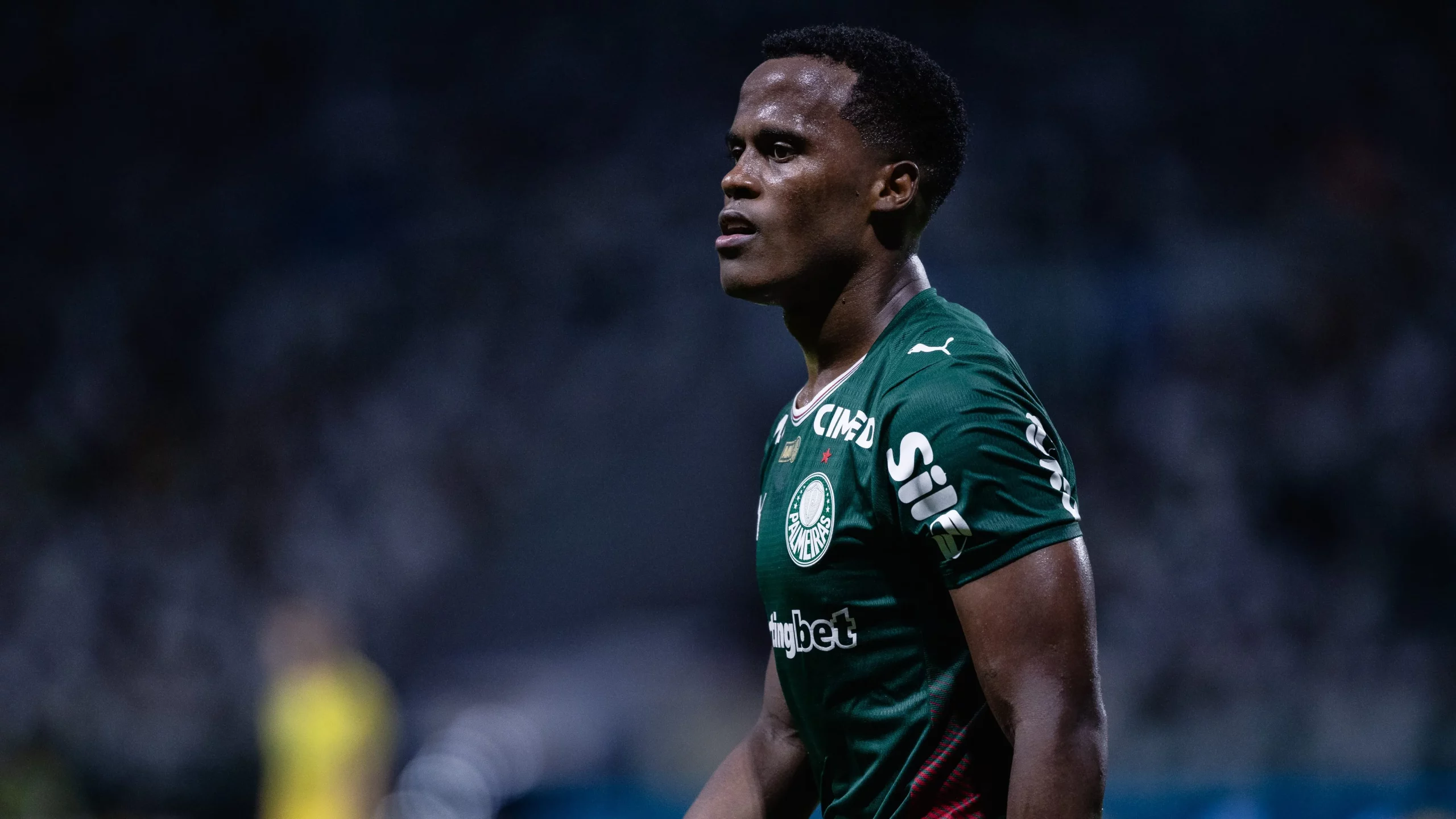 Jhon Arias jogador do Palmeiras. Foto: Ettore Chiereguini/AGIF