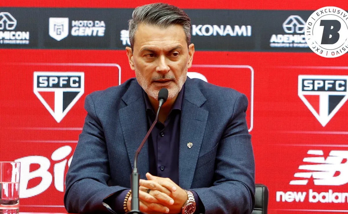 Responsável pela contratação de Roger Machado, Rui Costa corre risco de deixar pasta do futebol no SPFC – Foto: Rubens Chiri / São Paulo FC
