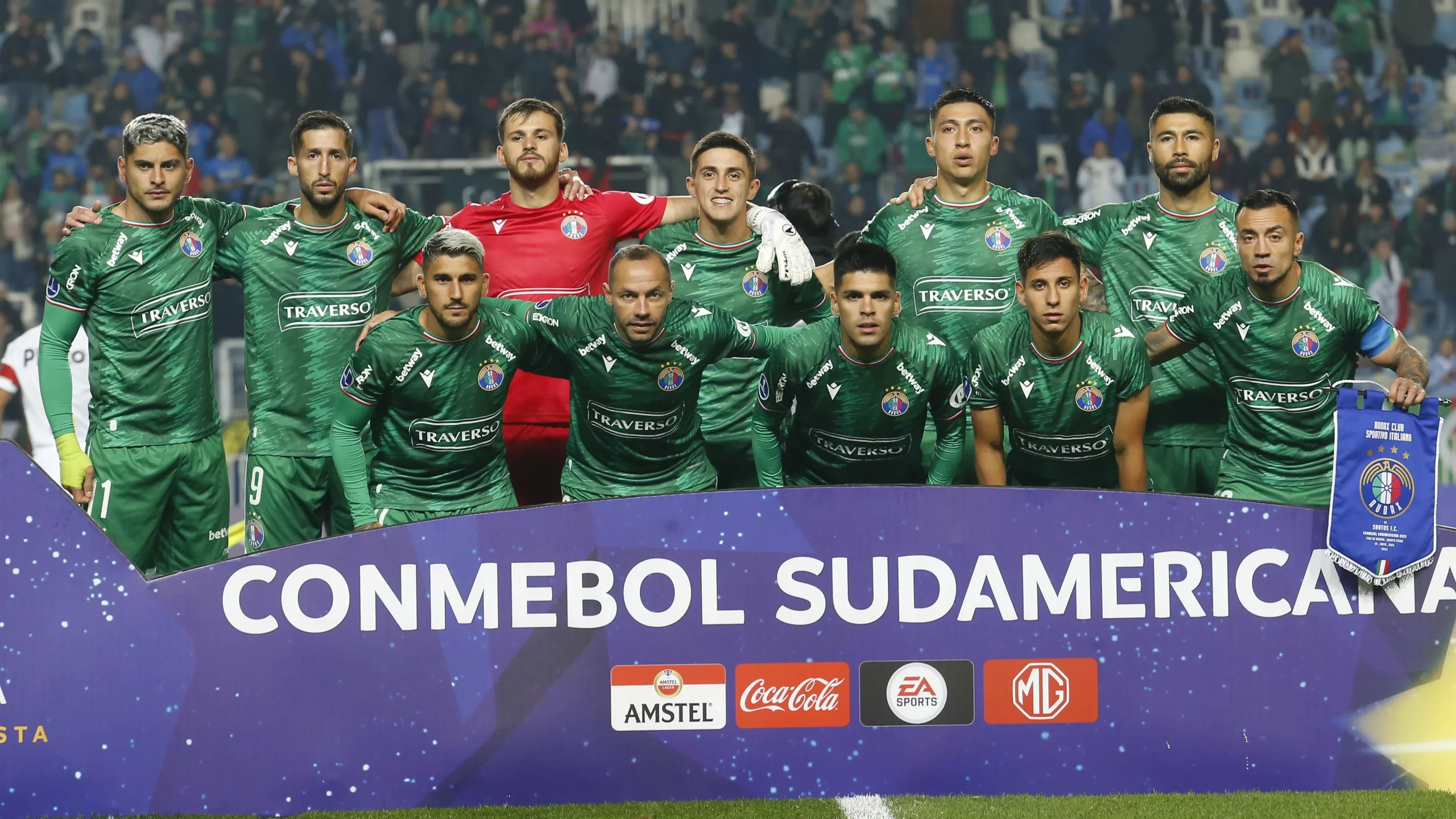 Audax Italiano pela Sul-Americana. (Photo by Marcelo Hernandez/Getty Images)