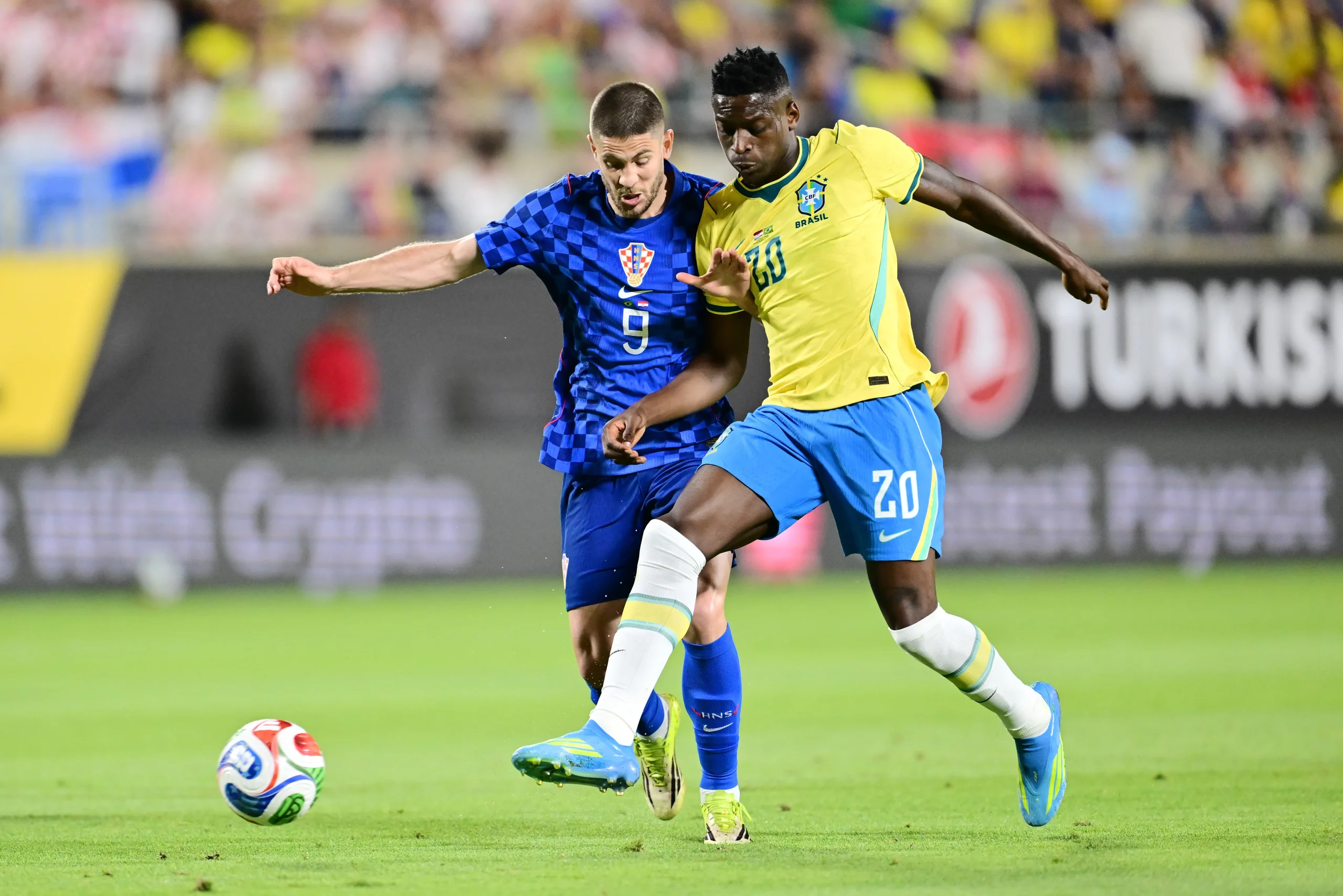 Brasil venceu a Croácia no último amistoso disputado. Foto: Julio Aguilar/Getty Images