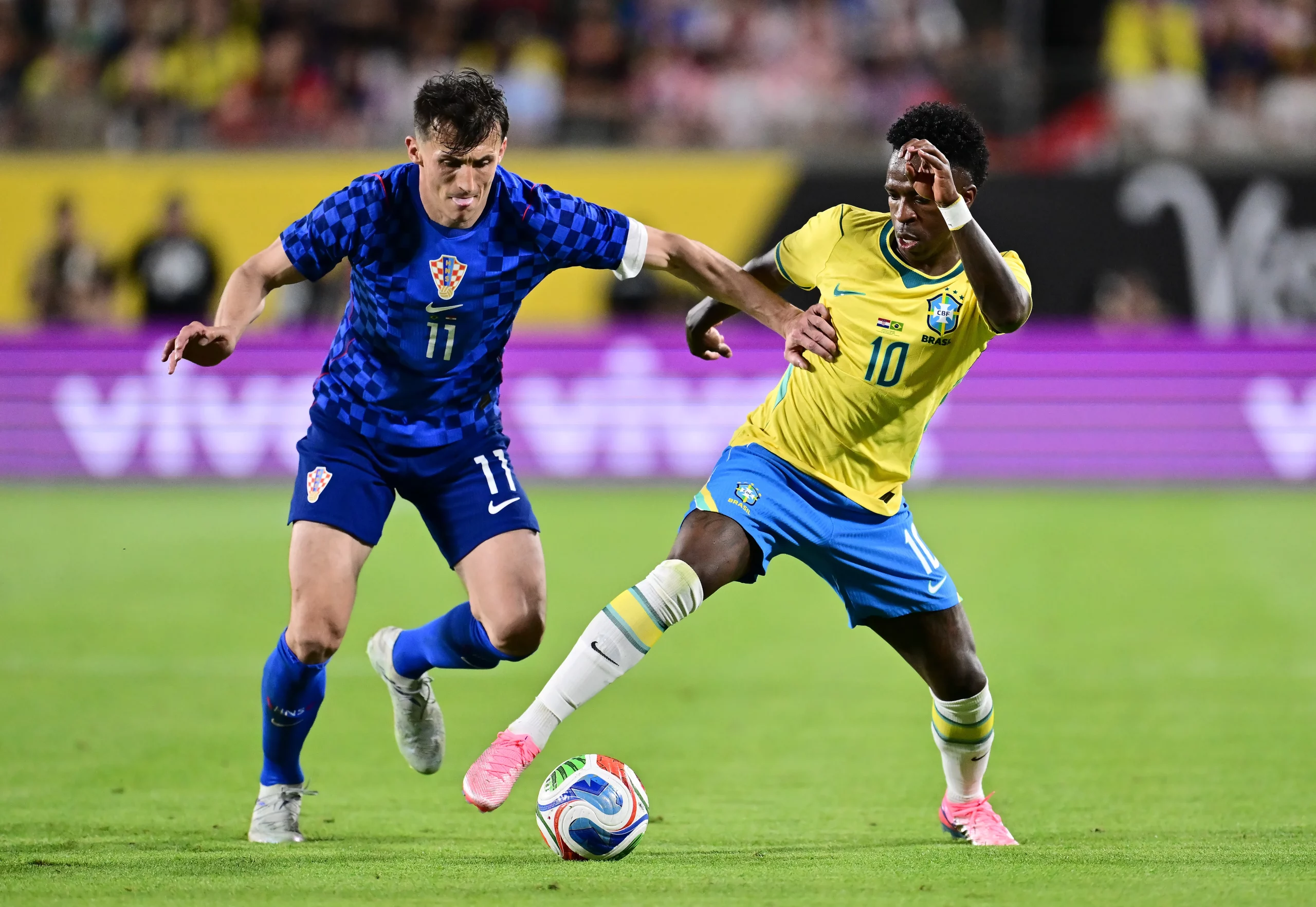 Brasil venceu a Croácia no último amistoso que disputou. Foto: Julio Aguilar/Getty Images