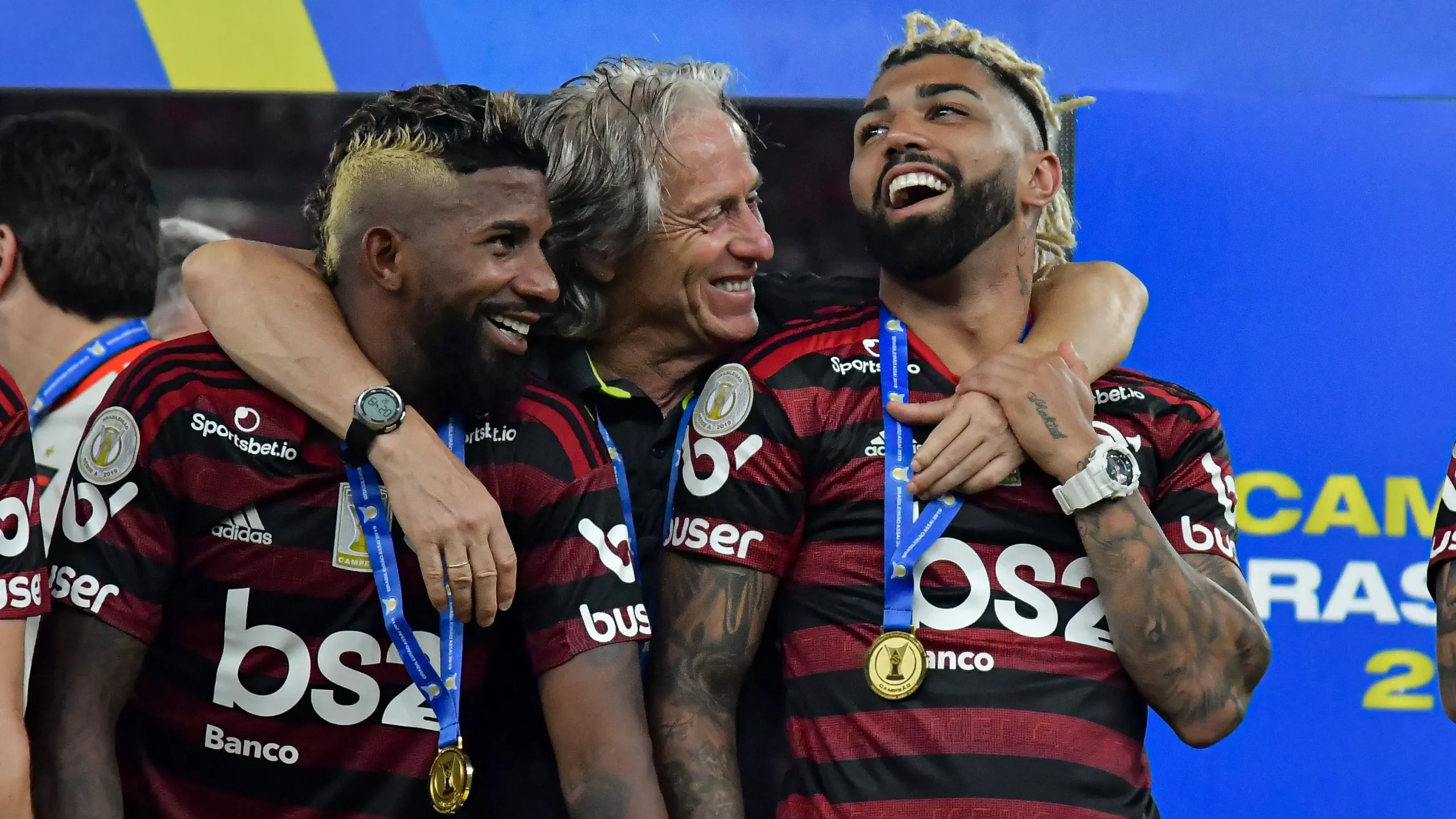 Jorge Jesus foi campeão pelo Flamengo - Foto: Thiago Ribeiro/AGIF.