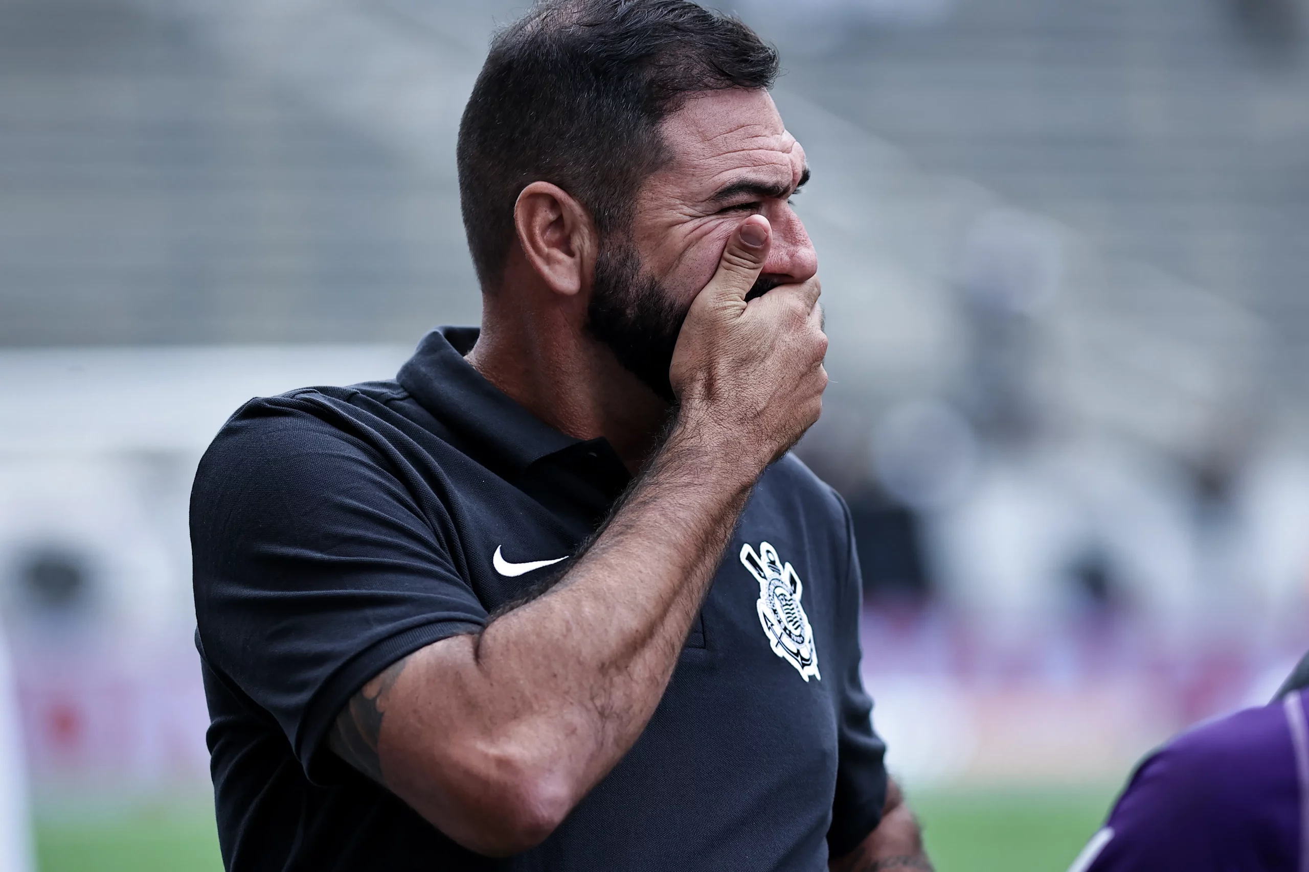 SP – SAO PAULO – 25/01/2024 – COPA SAO PAULO 2024, CORINTHIANS X CRUZEIRO – Danilo tecnico do Corinthians antes da partida contra o Cruzeiro no estadio Arena Corinthians pelo campeonato Copa Sao Paulo 2024. Foto: Fabio Giannelli/AGIF