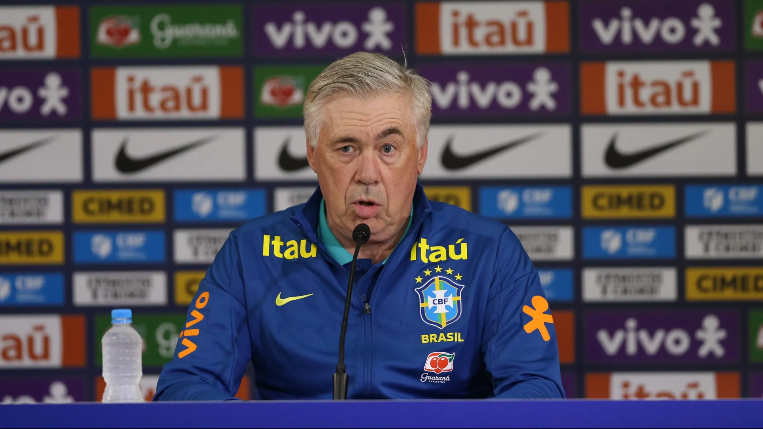 Ancelotti perdeu jogadores importantes para a Copa – Foto: Marlon Costa/AGIF