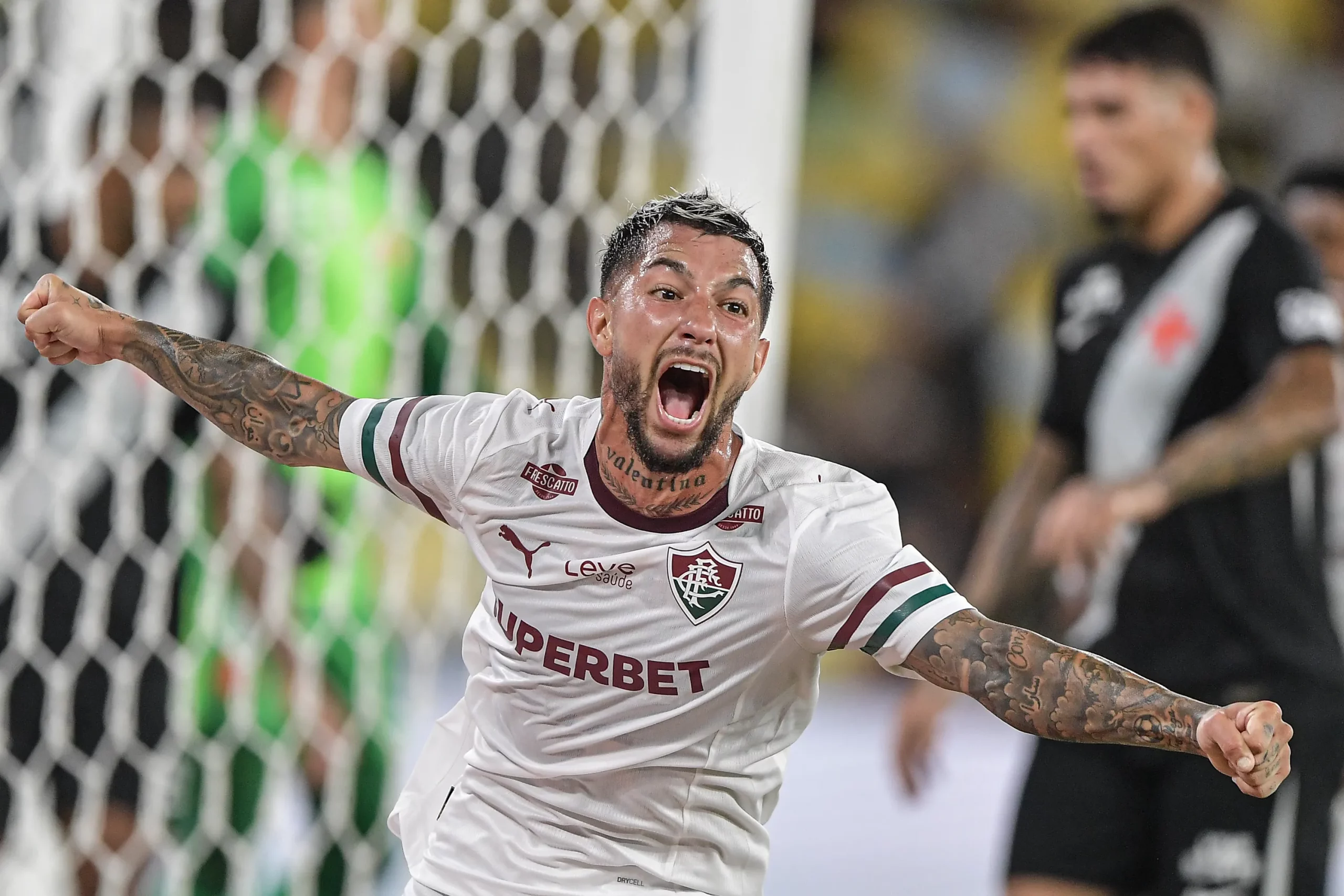 RJ – RIO DE JANEIRO – 18/03/2026 – BRASILEIRO A 2026, VASCO X FLUMINENSE – Lucho Acosta jogador do Fluminense durante partida contra o Vasco no estadio Maracana pelo campeonato Brasileiro A 2026. Foto: Thiago Ribeiro/AGIF