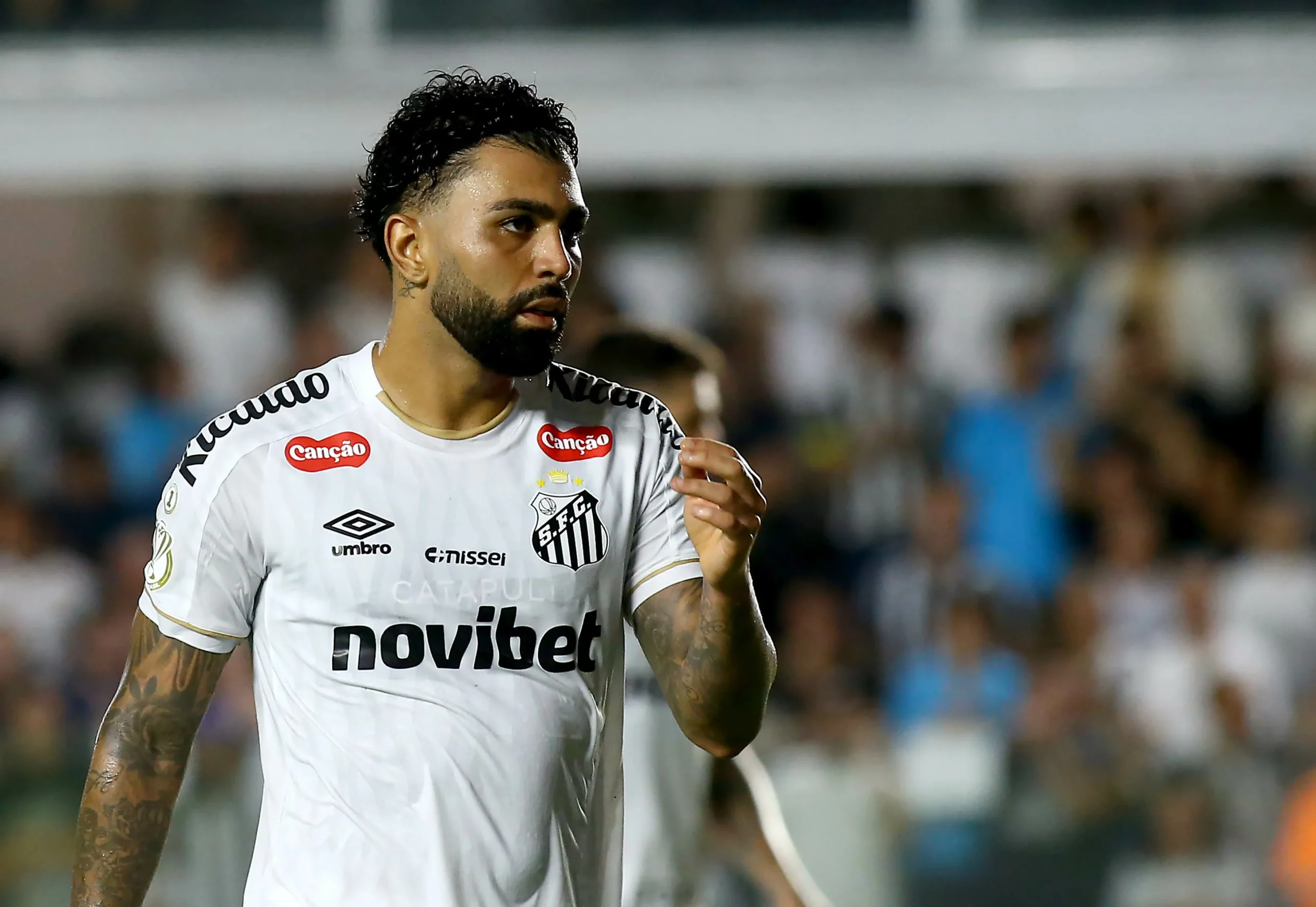 SP – SANTOS – 22/04/2026 – COPA DO BRASIL 2026, SANTOS X CORITIBA – Gabigol jogador do Santos durante partida contra o Coritiba no estadio Vila Belmiro pelo campeonato Copa Do Brasil 2026. Foto: Mauricio De Souza/AGIF