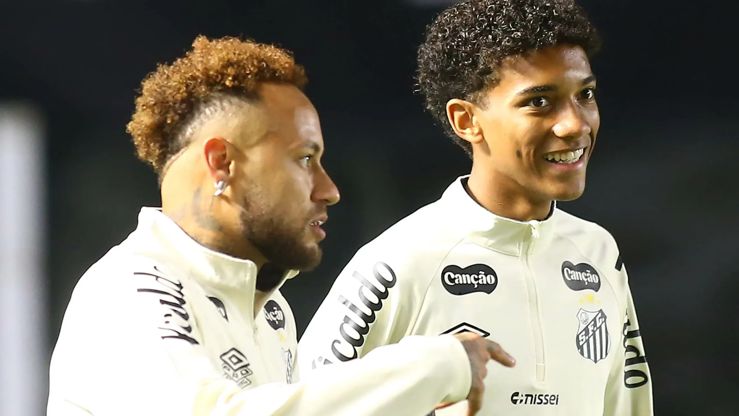 Robinho Jr. e Neymar - Foto: Mauricio De Souza/AGIF.