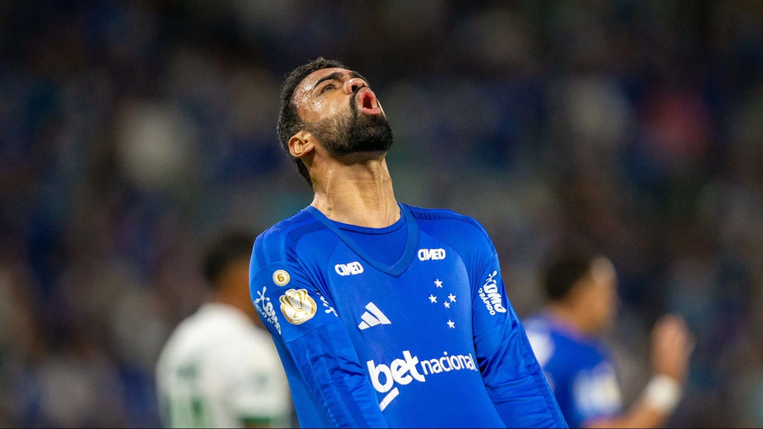 Fabricio Bruno  jogador do Cruzeiro durante partida contra o Goias no estadio Mineirao pelo campeonato Copa Do Brasil 2026. Foto: Fernando Moreno/AGIF