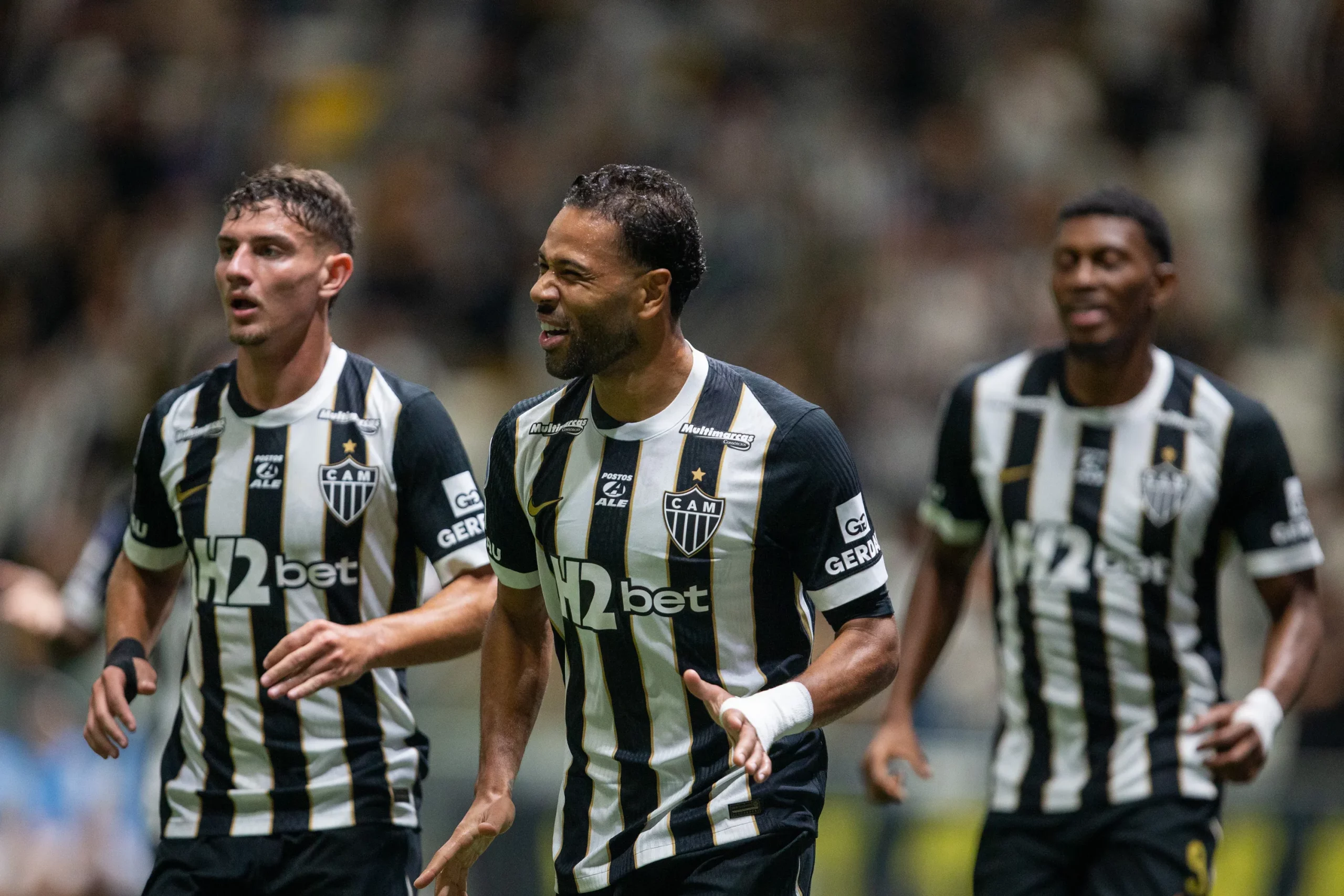 Lodi comemorando gol anotado na Sul-Americana. Foto: Fernando Moreno/AGIF